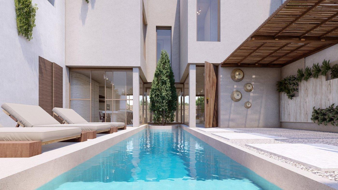 NEU GEBAUTE ECKIGE STADTHÄUSER IN FORMENTERA DEL SEGURA