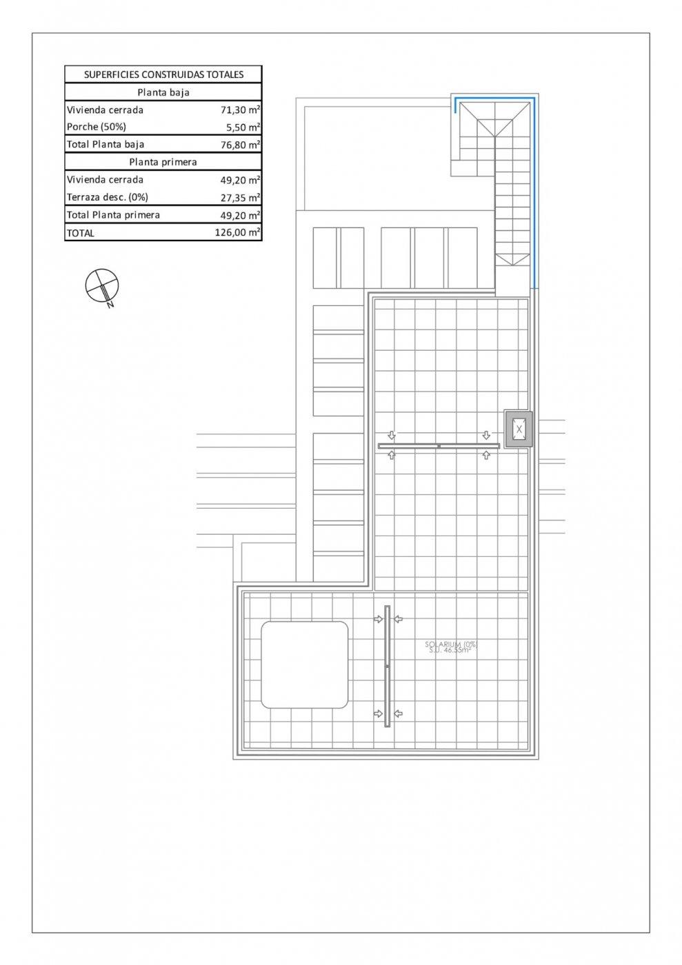 VILLAS DE OBRA NUEVA EN PILAR DE LA HORADADA EN EL CAMPO DE GOLF — 12