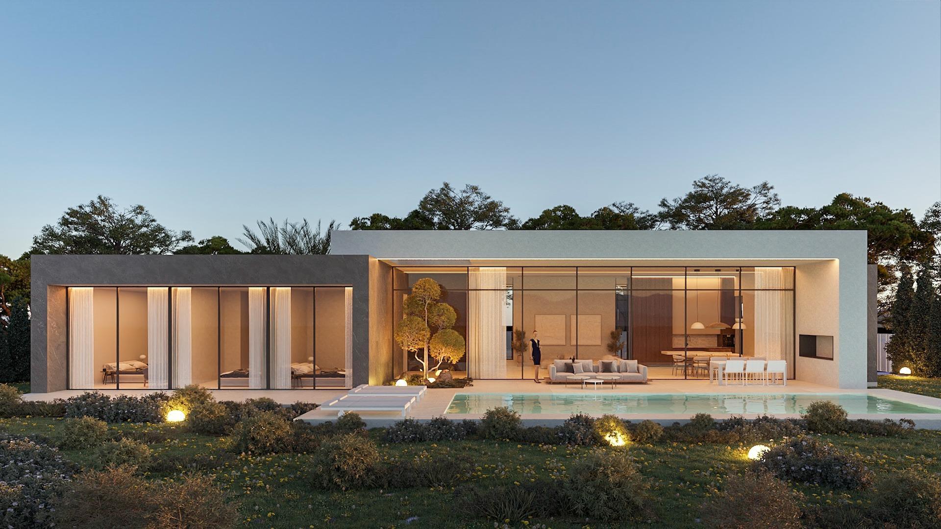Nieuwbouwwoning te koop in Calpe – Modern ontwerp op slechts 900 meter van het strand — 2