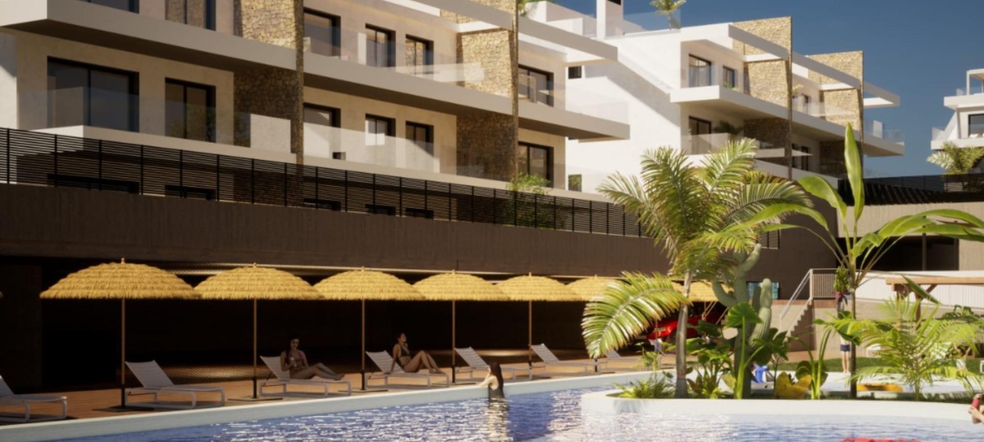 COMPLEJO RESIDENCIAL DE OBRA NUEVA CON VISTAS AL MAR EN FINESTRAT — 2