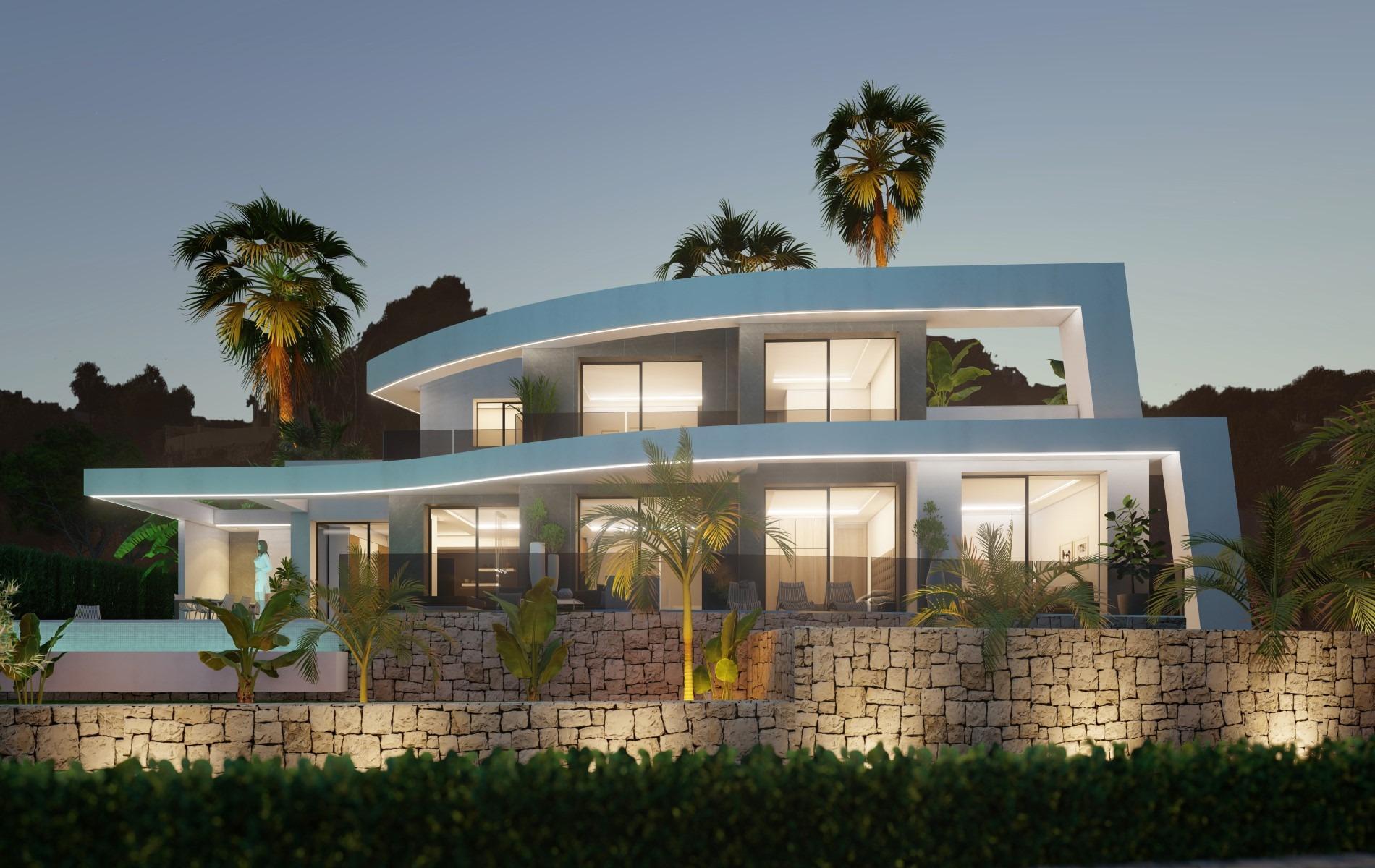 VILLA NEUVE AVEC VUE SUR LA MER A BENISSA