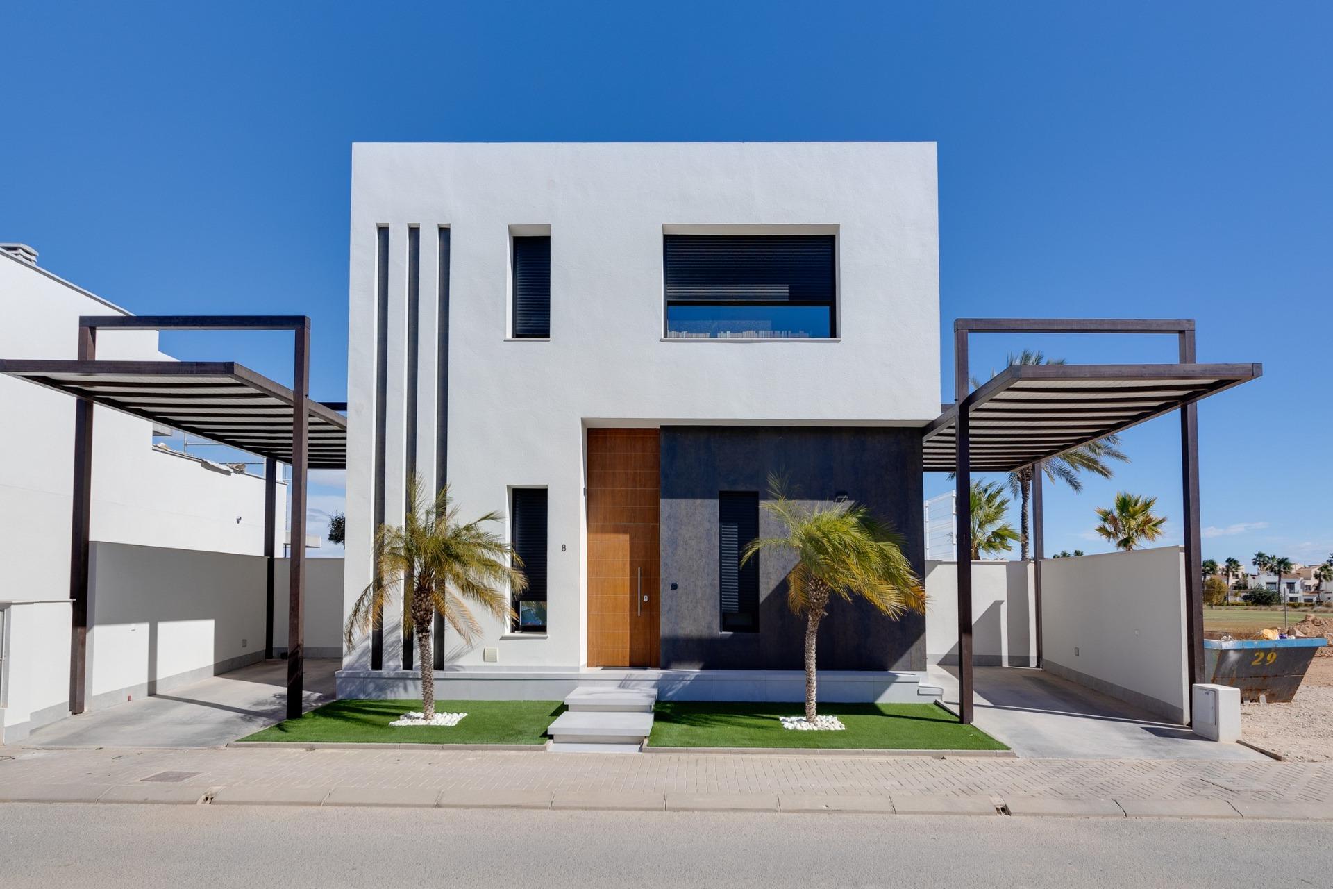 VILLAS DE OBRA NUEVA EN PILAR DE LA HORADADA EN EL CAMPO DE GOLF — 12