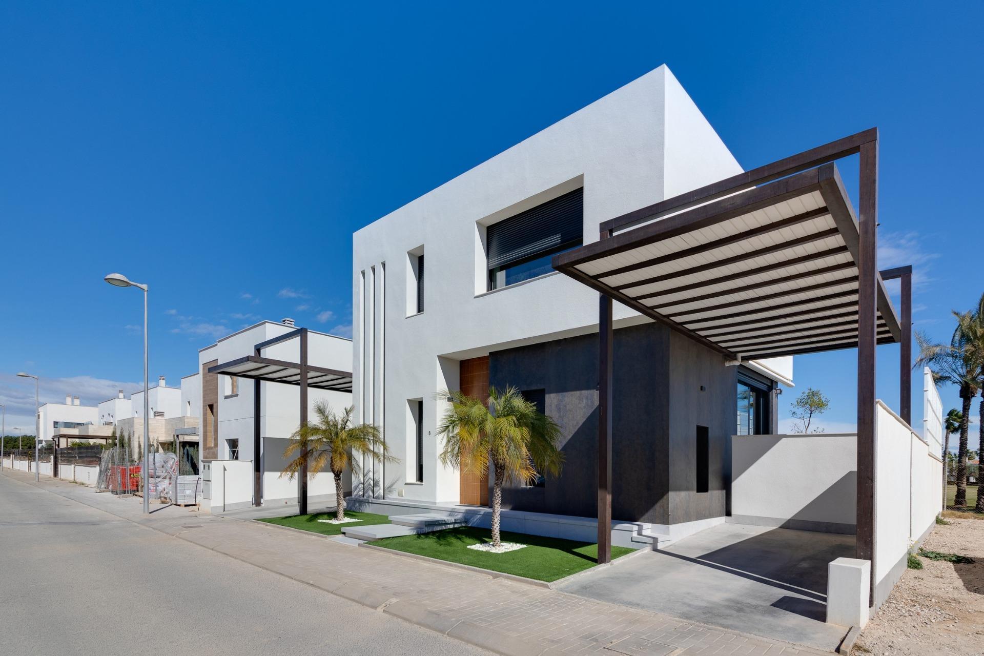 VILLAS DE OBRA NUEVA EN PILAR DE LA HORADADA EN EL CAMPO DE GOLF — 14