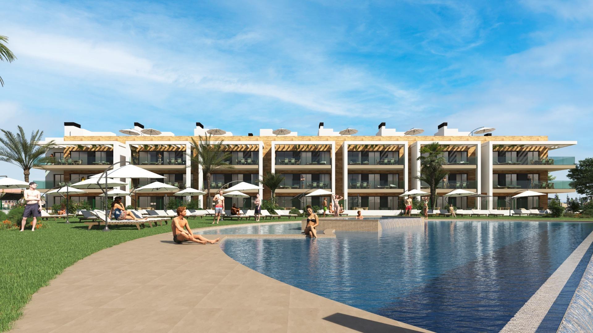 NIEUWBOUW WOONCOMPLEX BIJ LA SERENA GOLF, LOS ALCAZARES