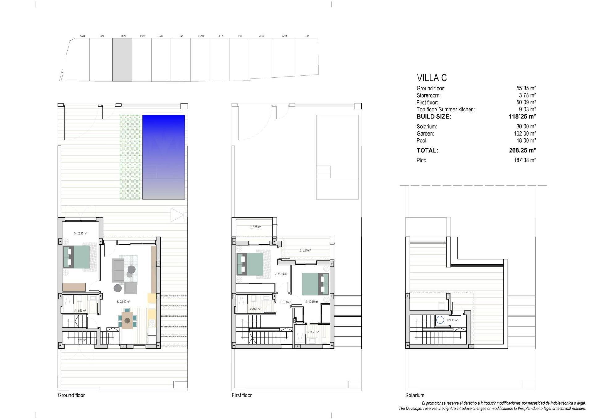 VILLAS DE OBRA NUEVA EN LOS ALCAZARES — 8