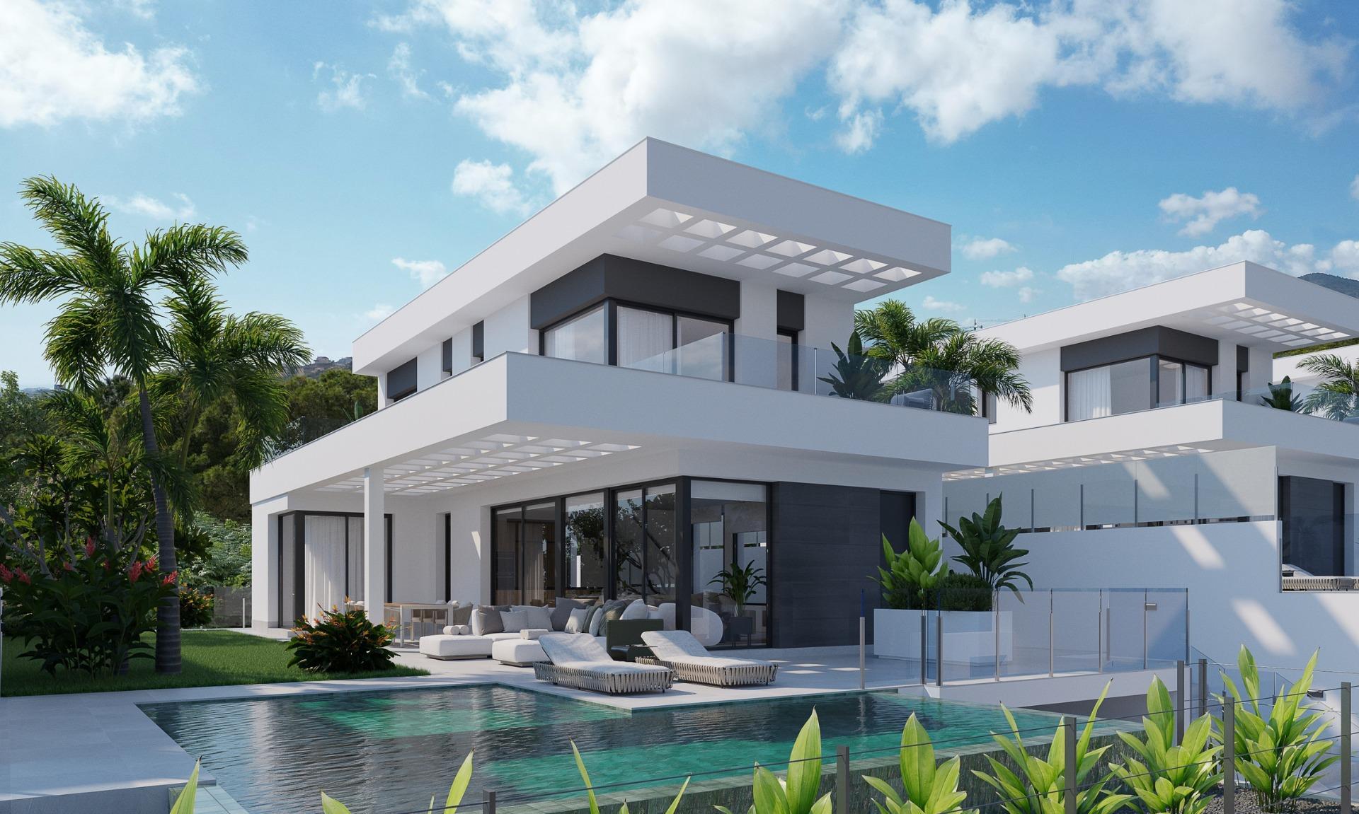 NEW BUILD VILLAS IN FINESTRAT WITH SEA VIEWS