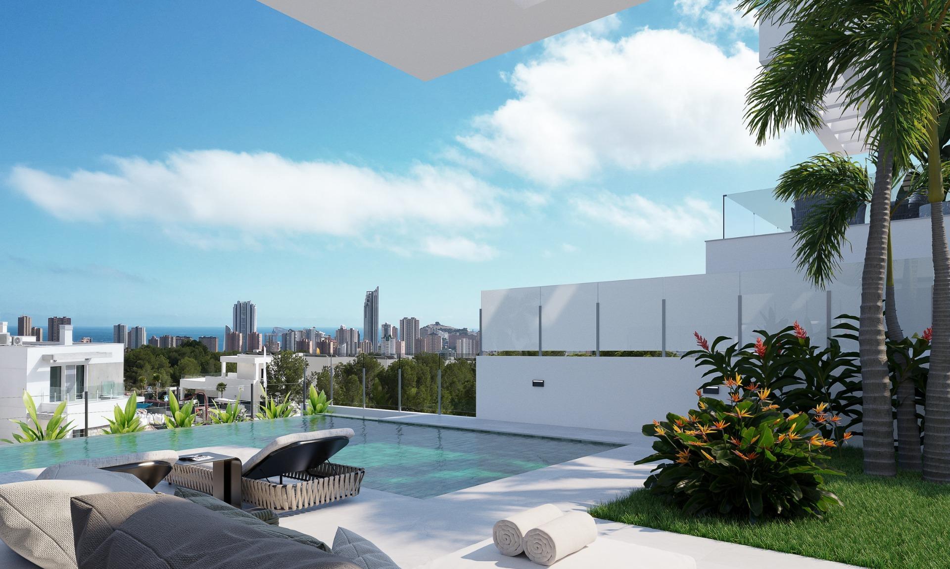 VILLAS NEUVES A FINESTRAT AVEC VUE SUR LA MER — 2