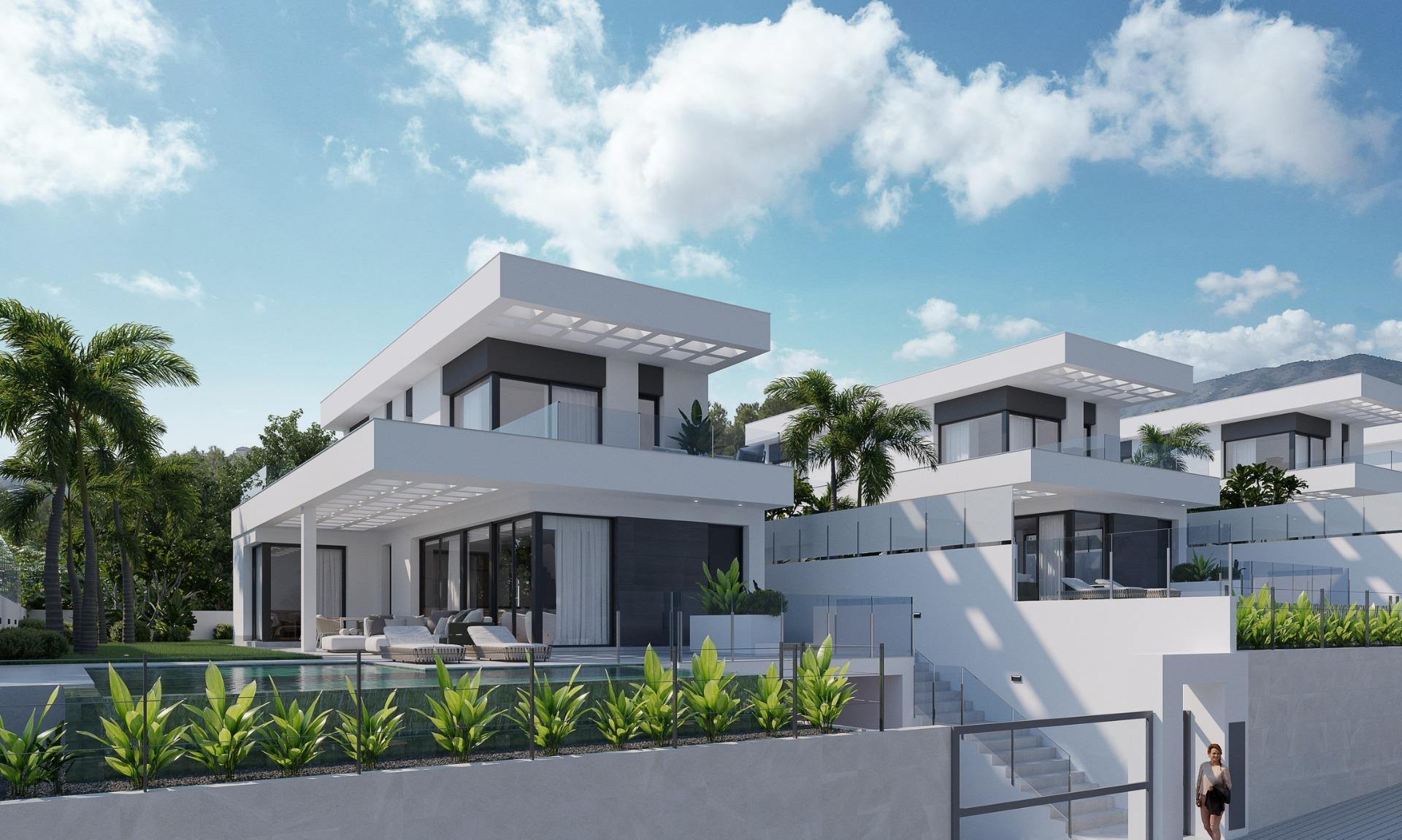 VILLAS NEUVES A FINESTRAT AVEC VUE SUR LA MER — 3