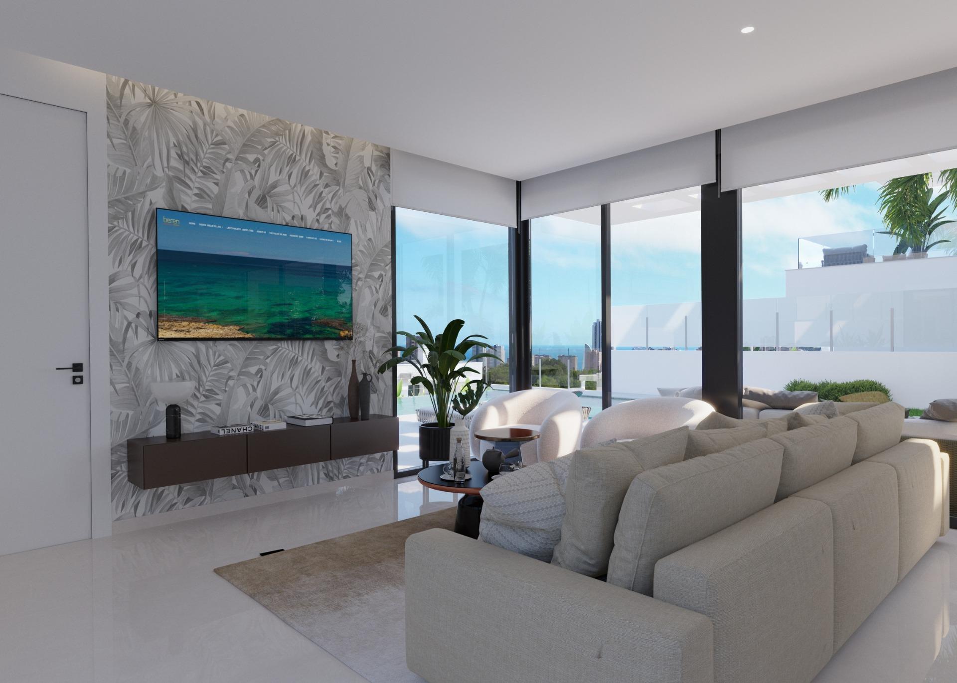 VILLAS NEUVES A FINESTRAT AVEC VUE SUR LA MER — 5