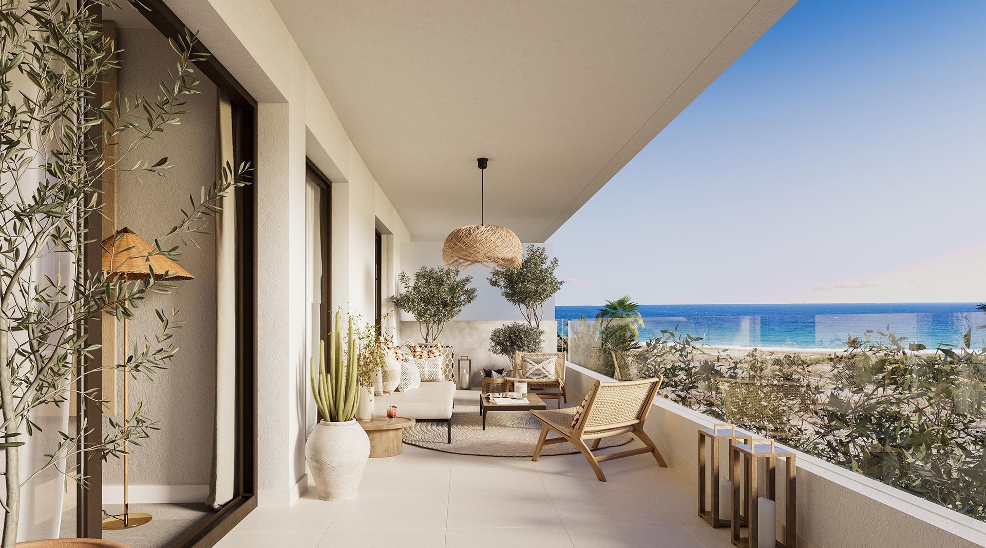Neubau-Apartments und Penthäuser am Strand in Macenas, Almería, zu verkaufen — 3