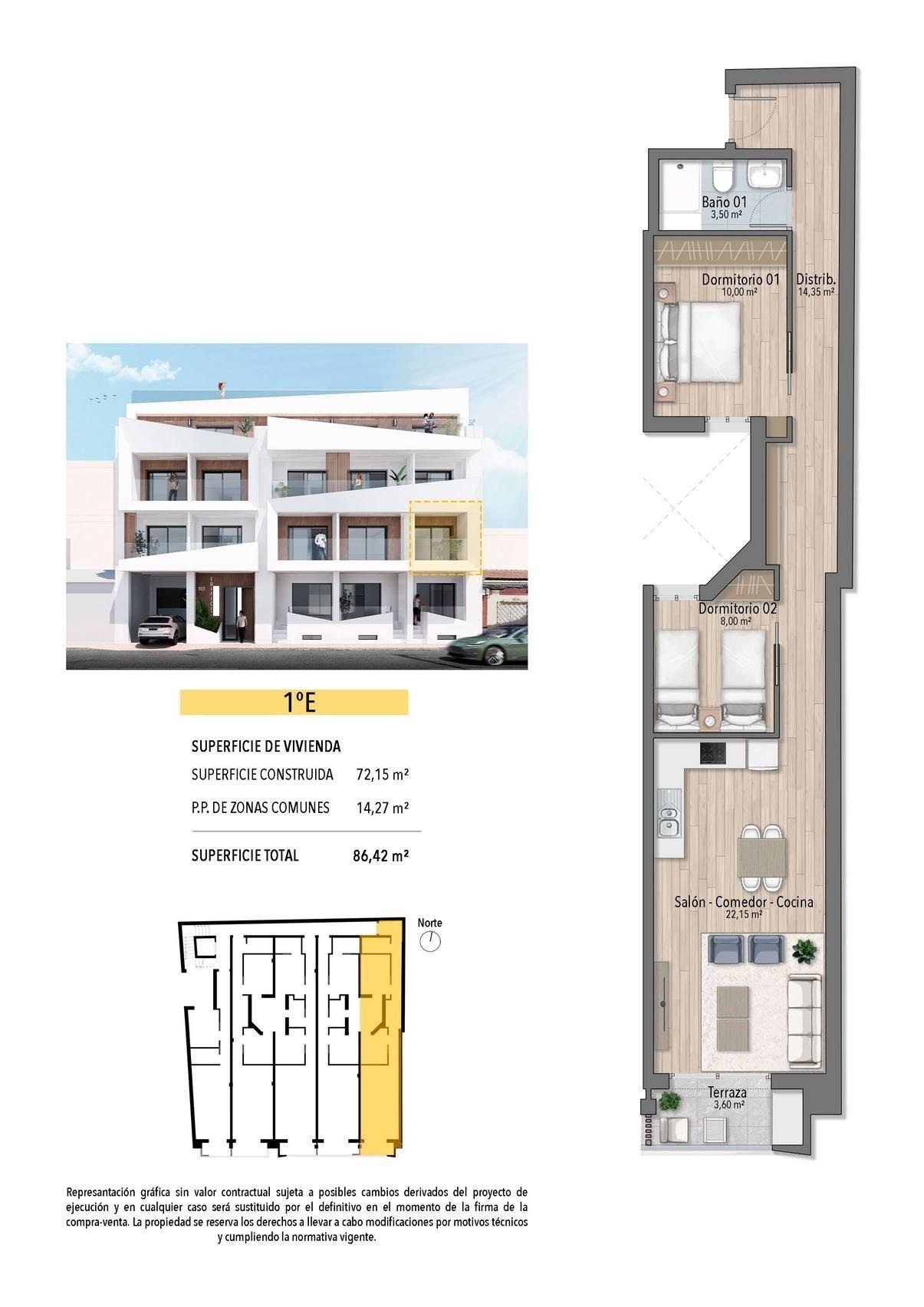 Modern Apartments Just 250m from El Cura Beach in Torrevieja — 12