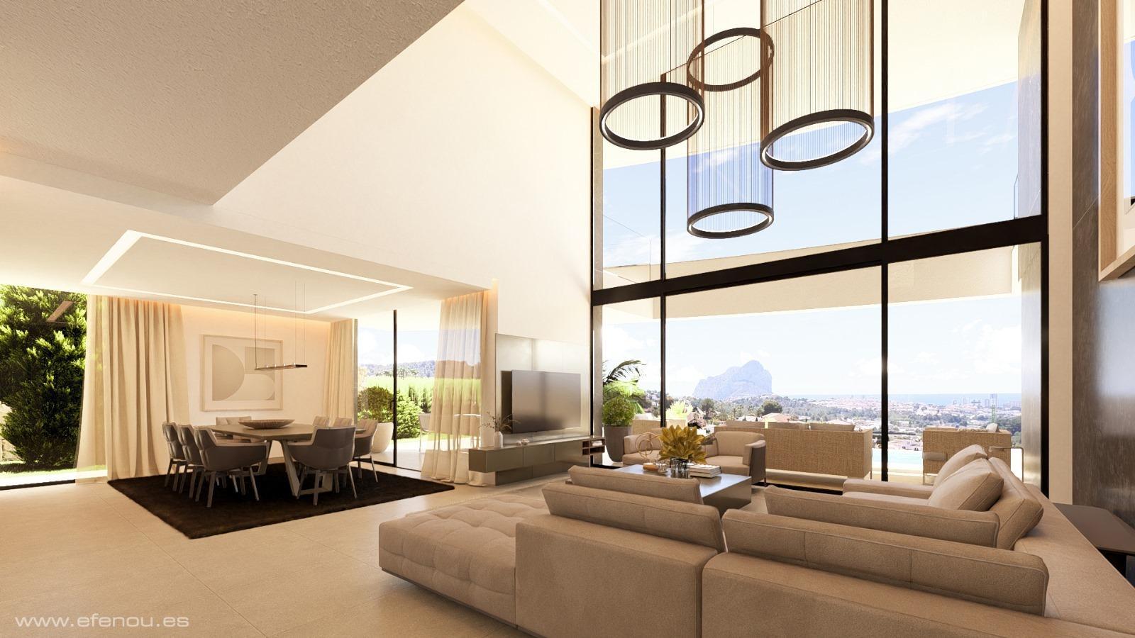 Luxueuse villa avec vue sur la mer à Calpe - Élégance moderne et vue imprenable — 7