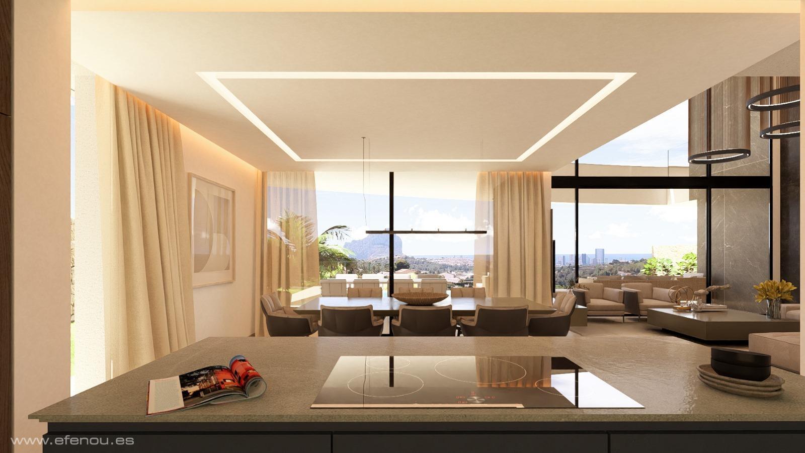 Luxueuse villa avec vue sur la mer à Calpe - Élégance moderne et vue imprenable — 8