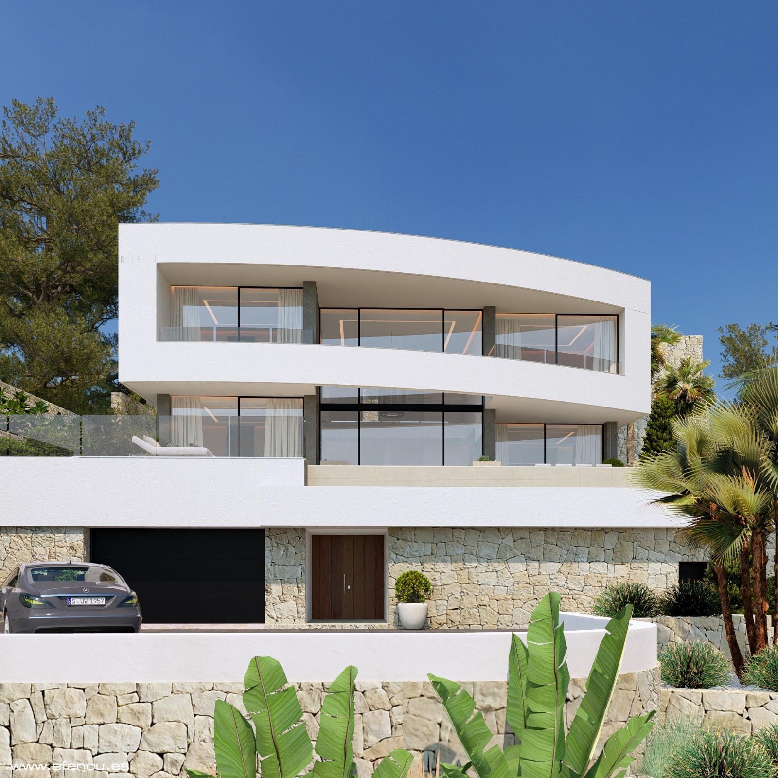 Luxueuse villa avec vue sur la mer à Calpe - Élégance moderne et vue imprenable — 9