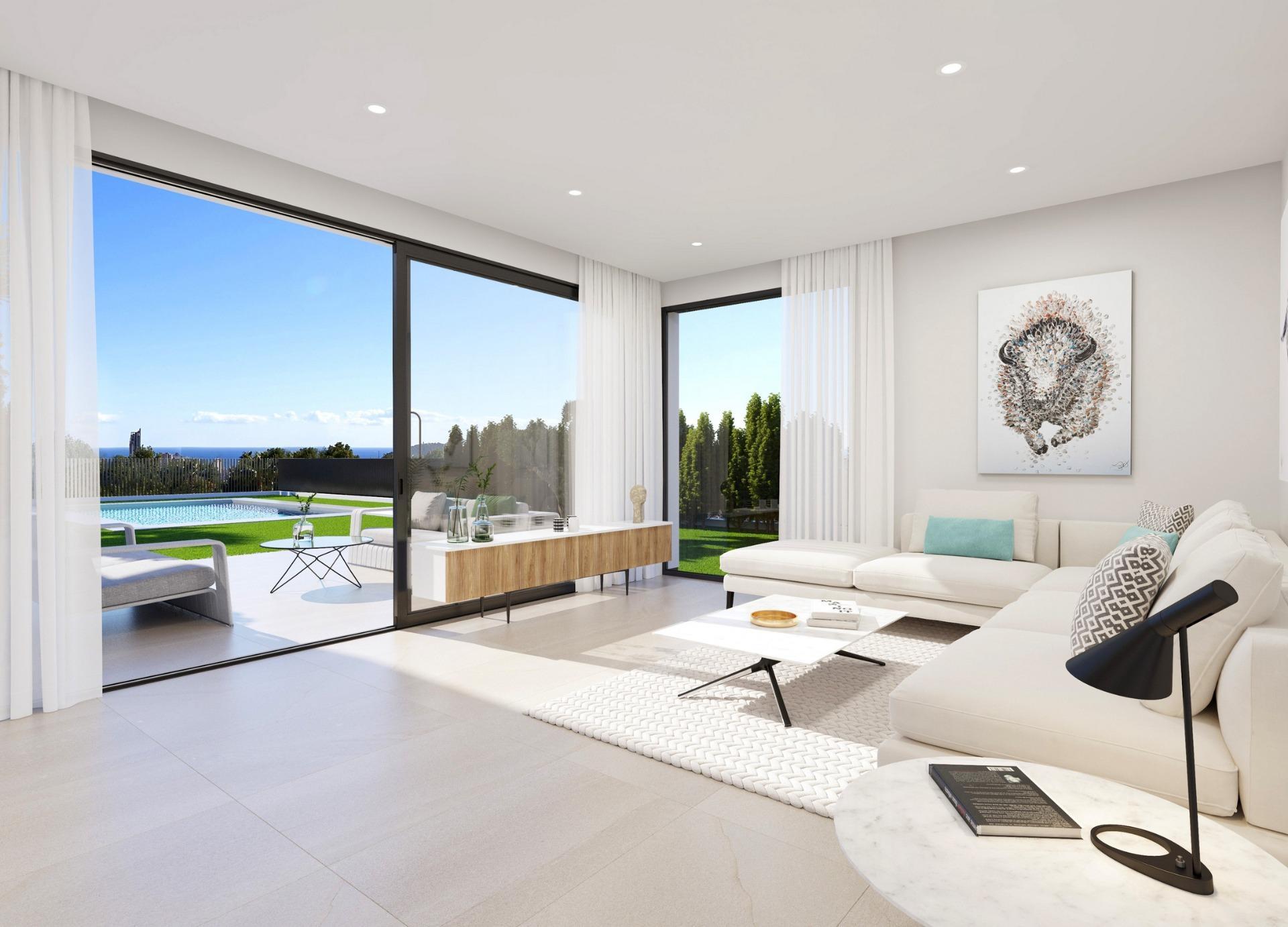 Residencial de obra nueva de villas independientes en Sierra Cortina, Finestrat. — 4