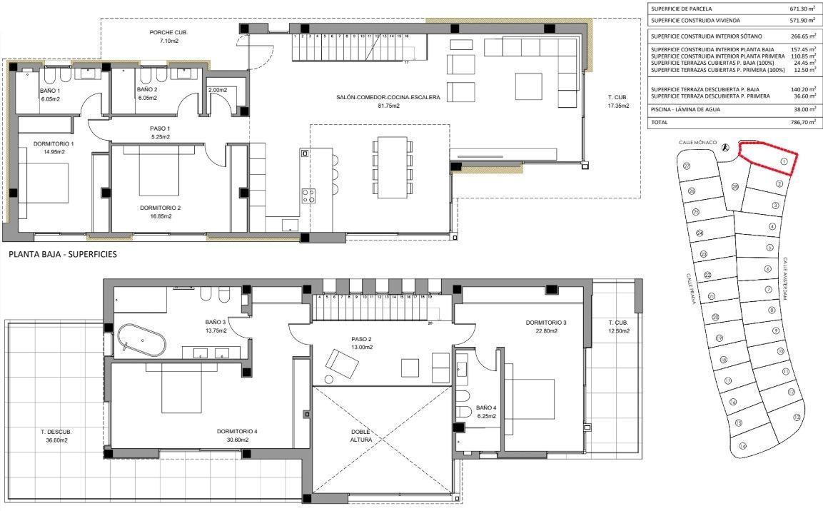 Residencial de obra nueva de villas independientes en Sierra Cortina, Finestrat. — 14