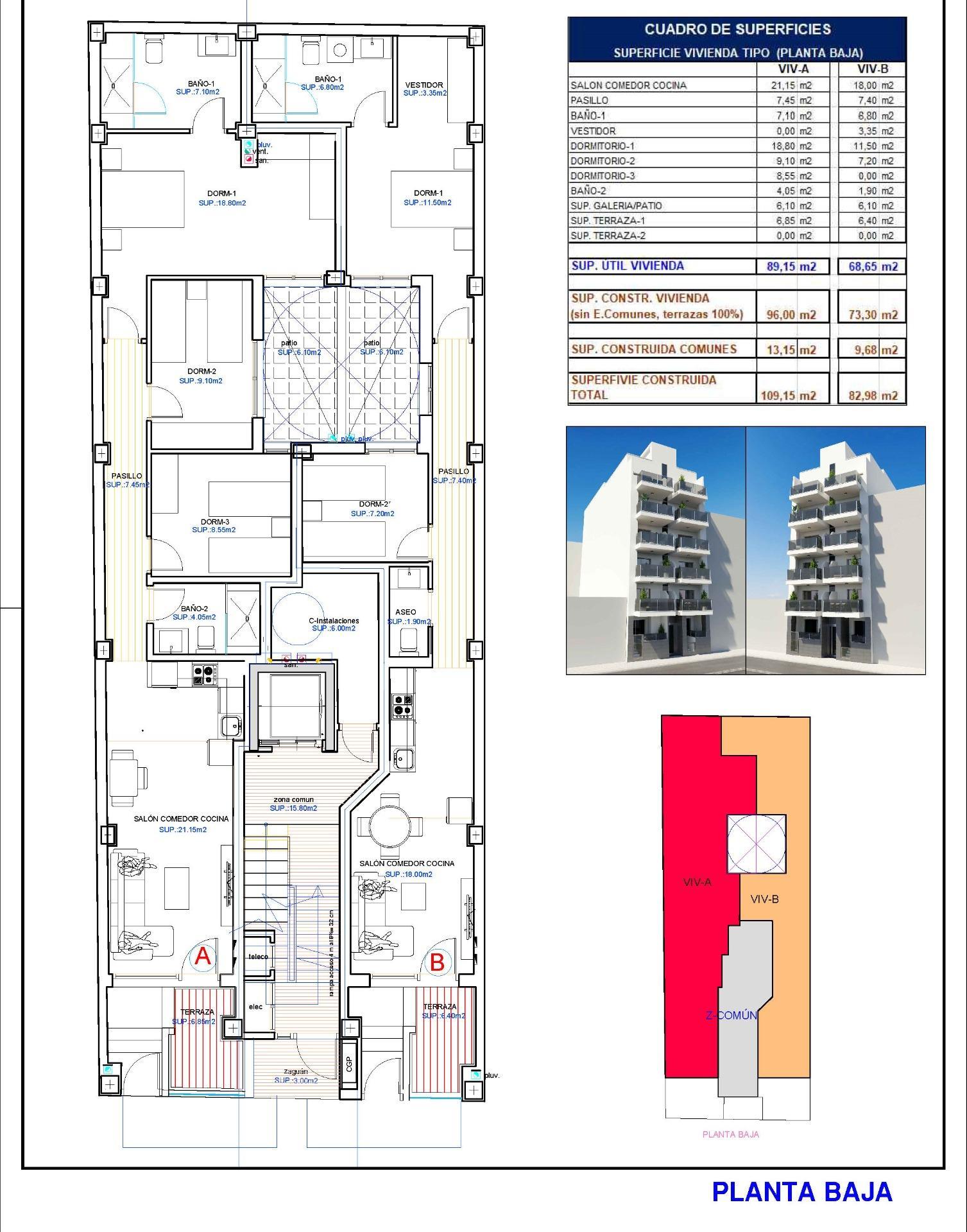 Apartamentos de obra nueva en Torrevieja, a 150m de la Playa del Cura — 13