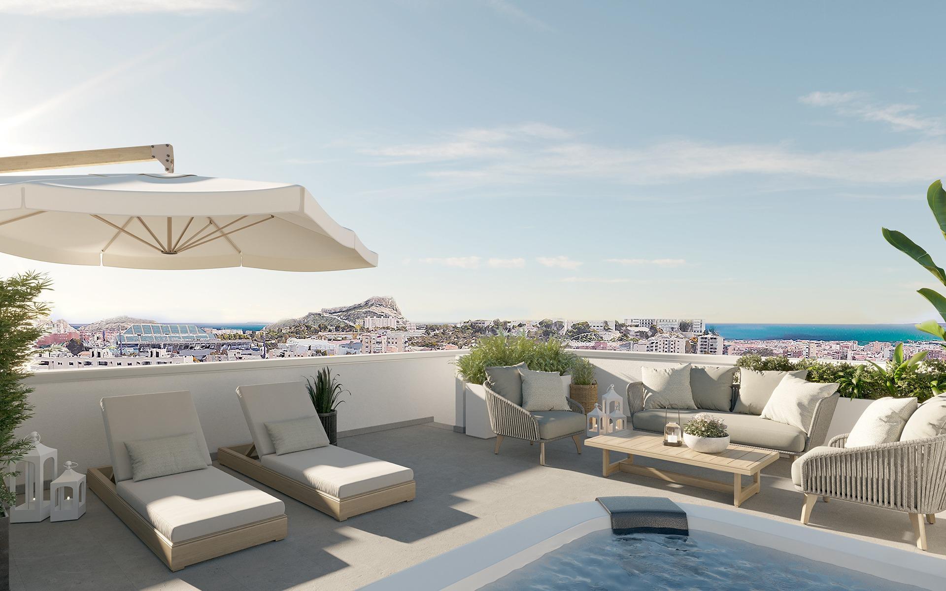 New Construction Residential Development in San Agustín, Alicante, with Stunning City Views — 4