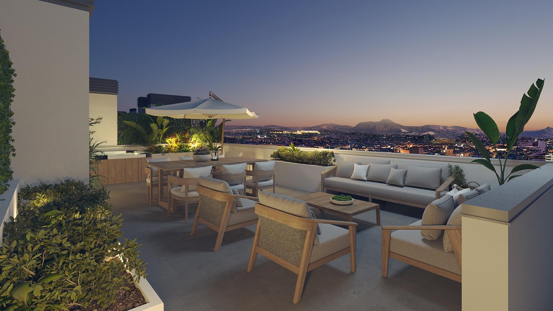 New Construction Residential Development in San Agustín, Alicante, with Stunning City Views — 5