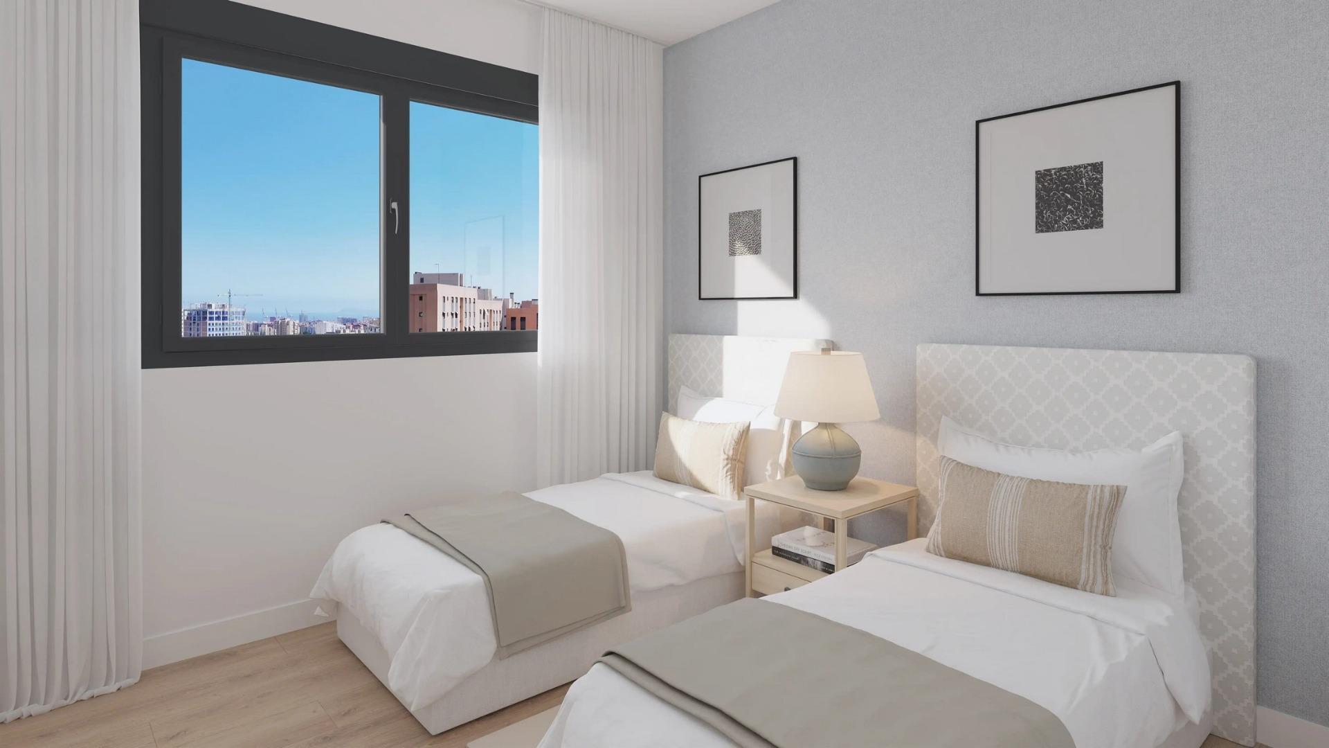 Residencial de nueva construcción en Alicante, con vistas abiertas a la ciudad — 11