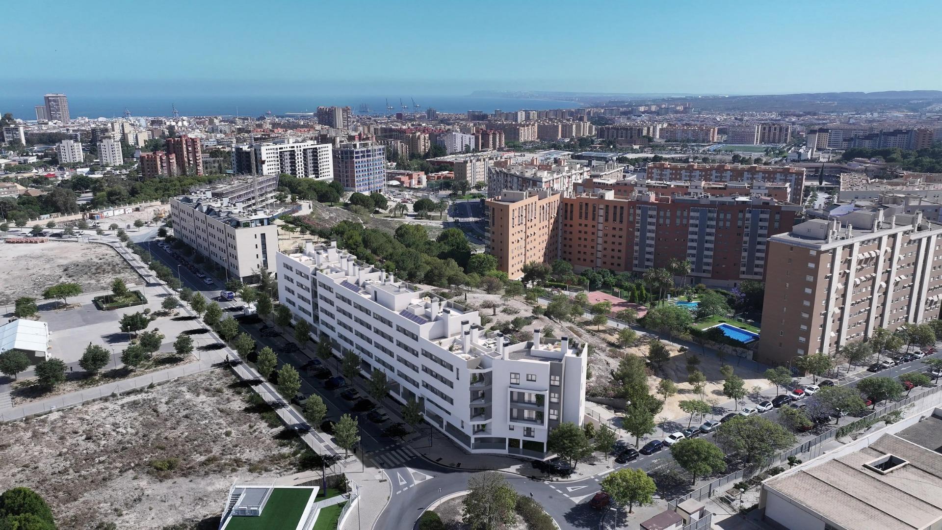 Residencial de nueva construcción en Alicante, con vistas abiertas a la ciudad — 6