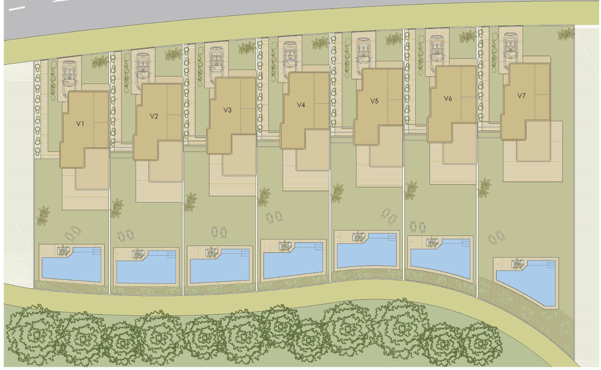 Villas de nueva construcción en primera línea de Lo Romero Golf — 5