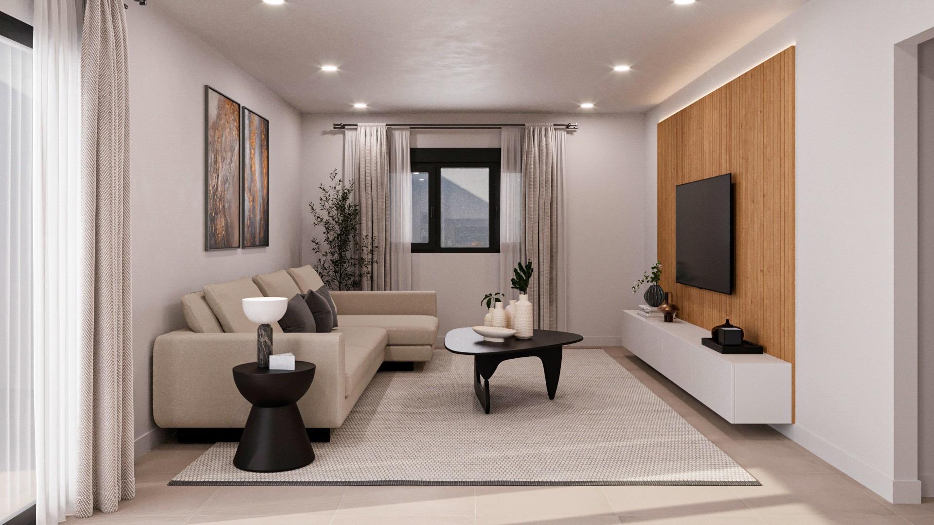 VILLAS DE OBRA NUEVA EN FUENTE ALAMO, MURCIA — 4