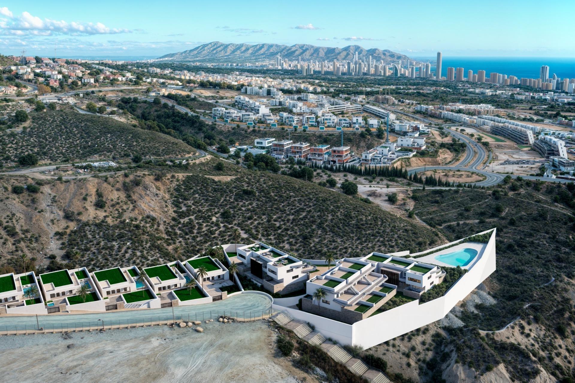 Nowe domy z panoramicznym widokiem w Finestrat-Benidorm — 2