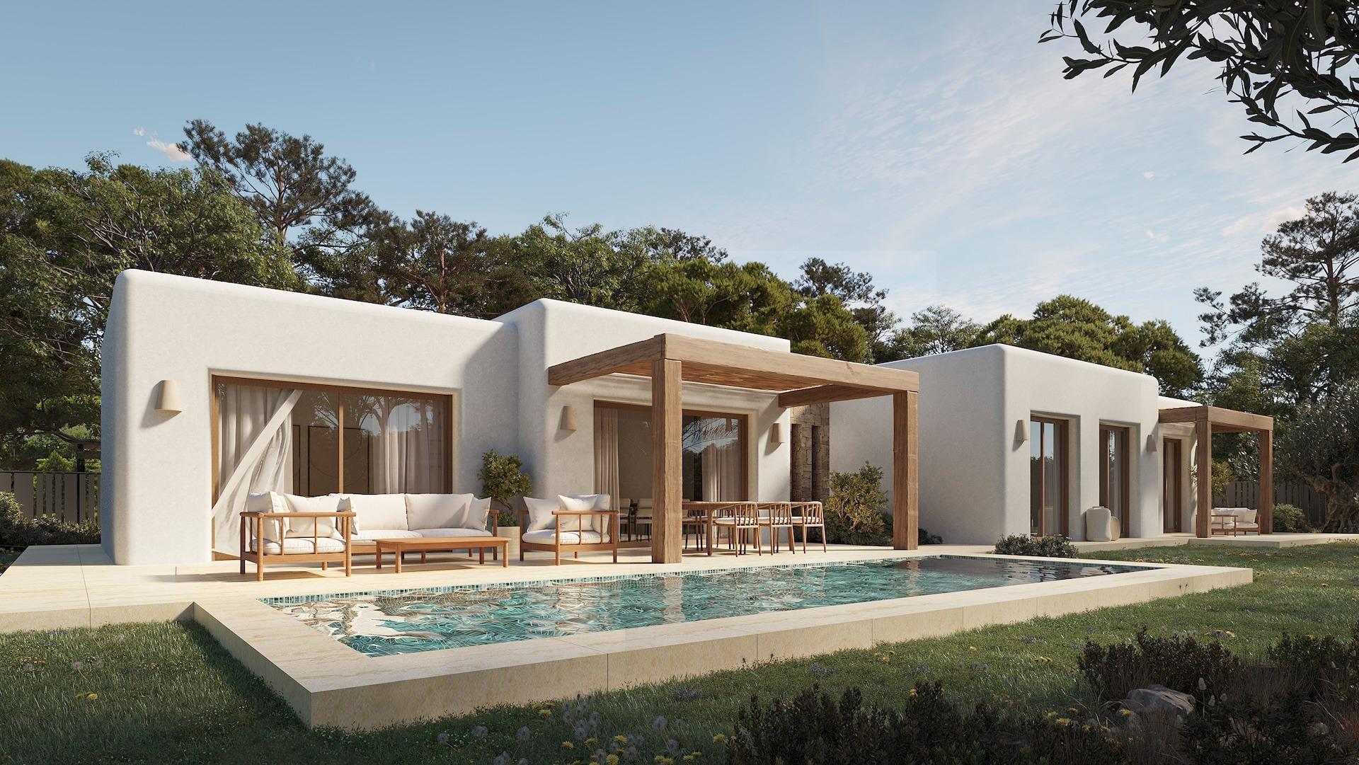 Villas de estilo mediterráneo en La Fustera, Benissa Costa