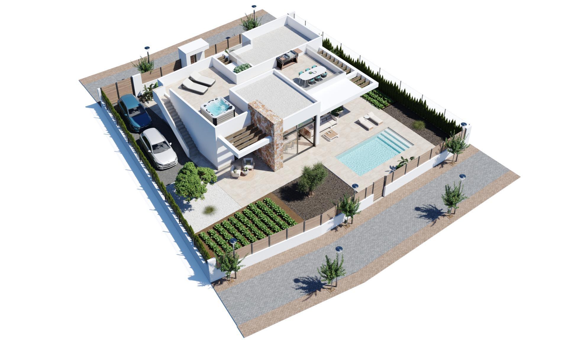 New Build Villas in Hacienda del Álamo Golf Resort, Murcia — 13