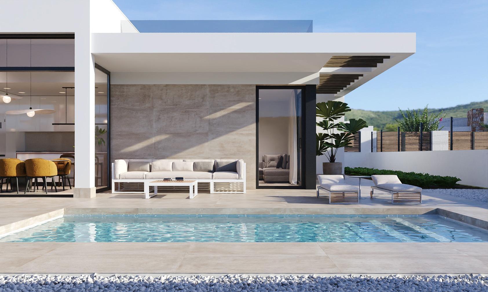 New Build Villas in Hacienda del Álamo Golf Resort, Murcia — 2