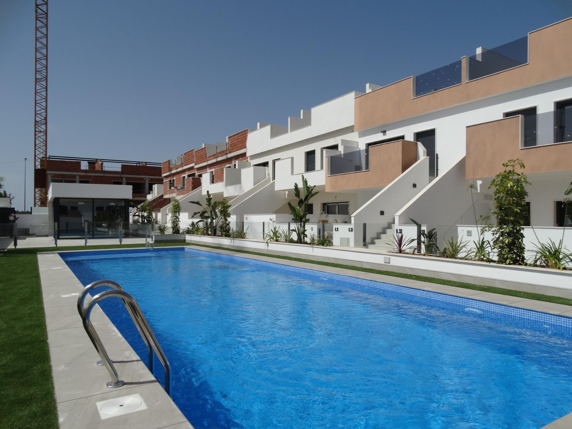 Bungalows de Obra Nueva con Solárium o Jardín en Pilar de la Horadada