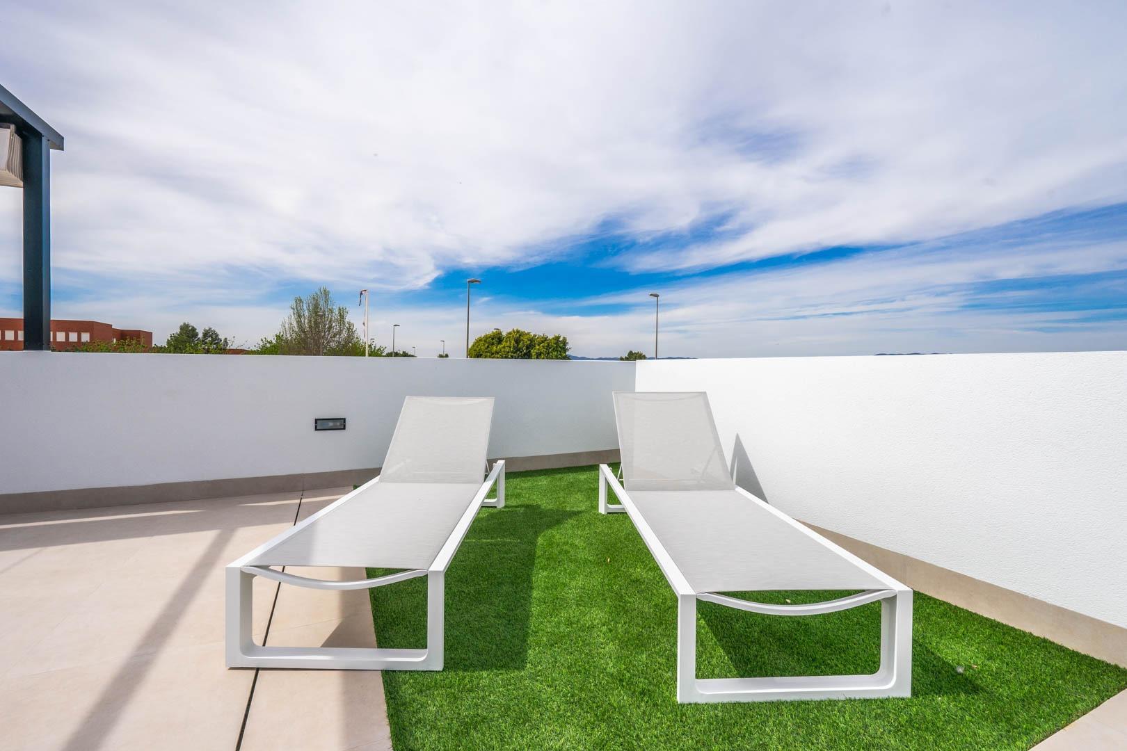Nowe, niezależne wille z prywatnym basenem i solarium w Roldán, Torre-Pacheco — 10