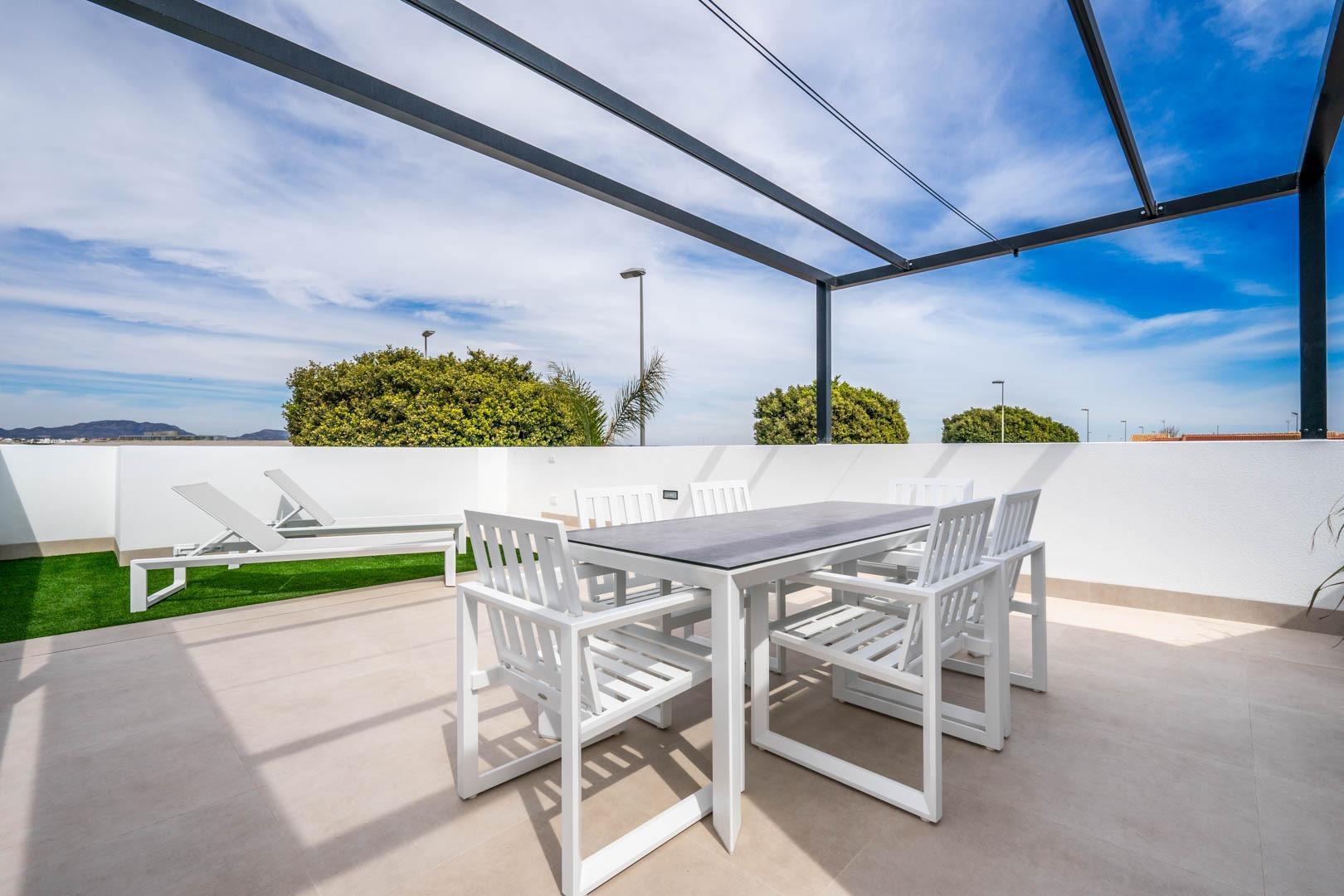Nowe, niezależne wille z prywatnym basenem i solarium w Roldán, Torre-Pacheco — 11