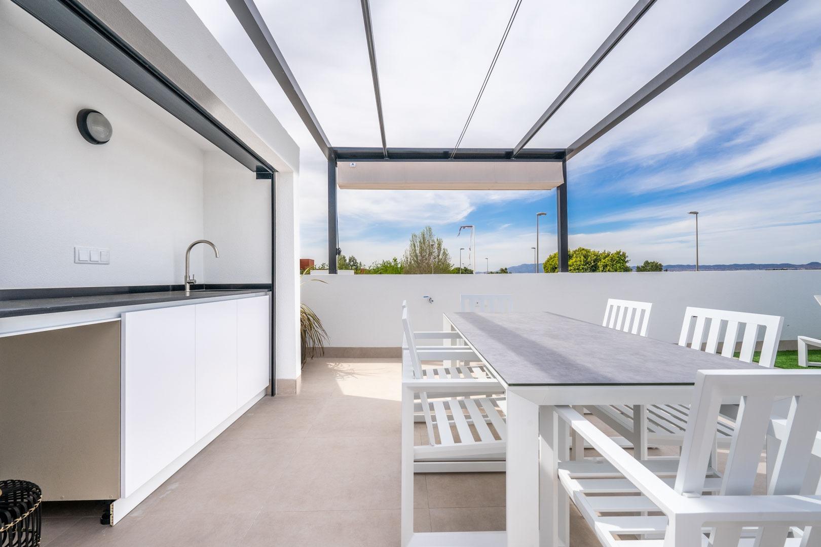 Nowe, niezależne wille z prywatnym basenem i solarium w Roldán, Torre-Pacheco — 12