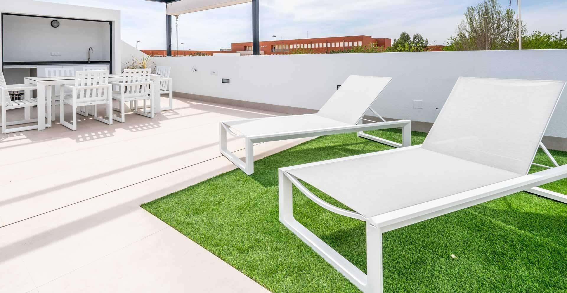 Nowe, niezależne wille z prywatnym basenem i solarium w Roldán, Torre-Pacheco — 13