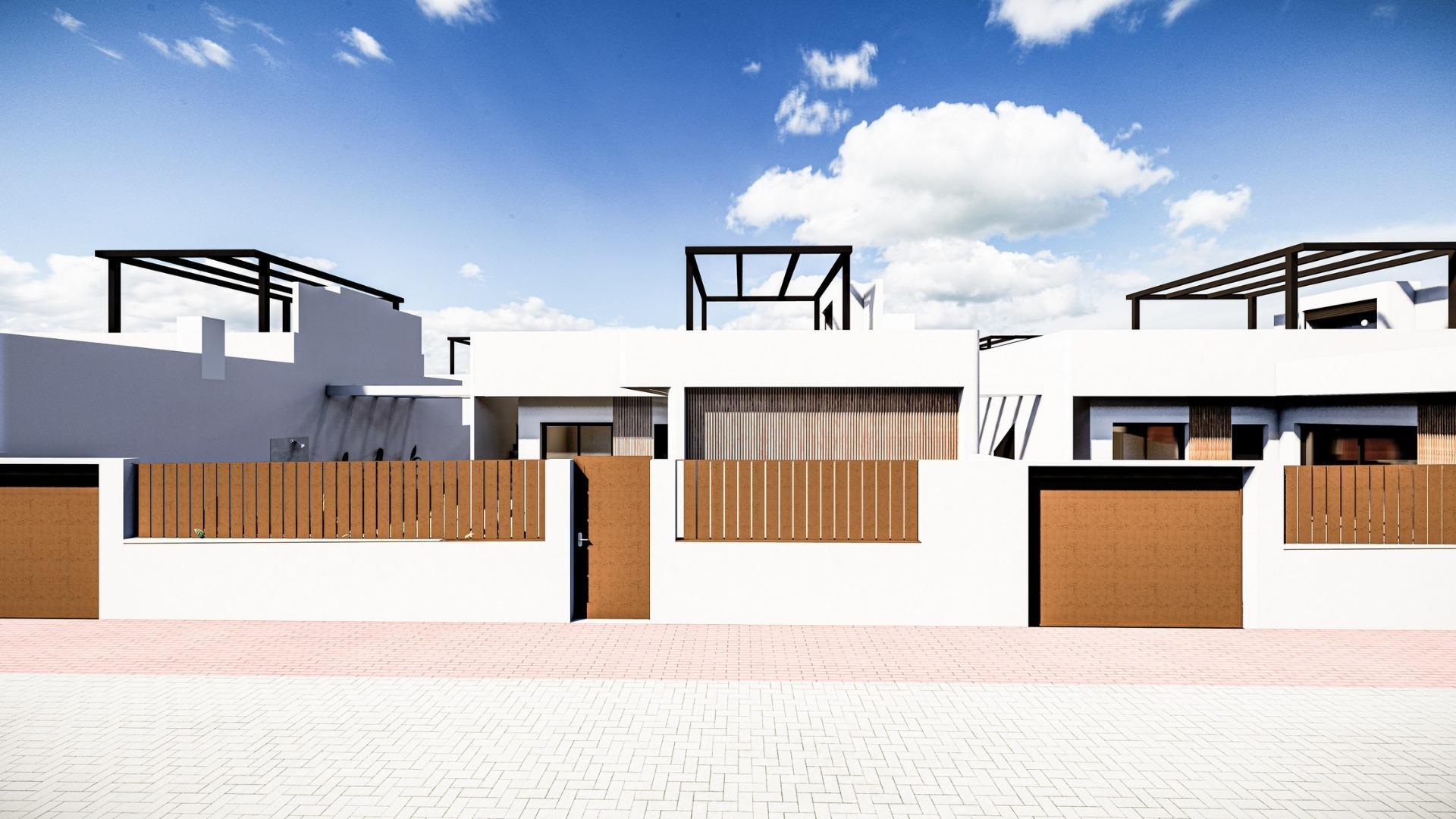 Nowe, niezależne wille z prywatnym basenem i solarium w Roldán, Torre-Pacheco — 5