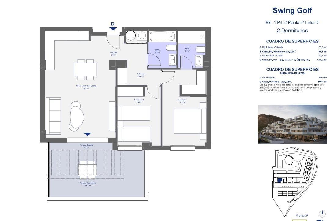 New Build Apartments with Sea and Golf Views in Pulpí, Almería — 11
