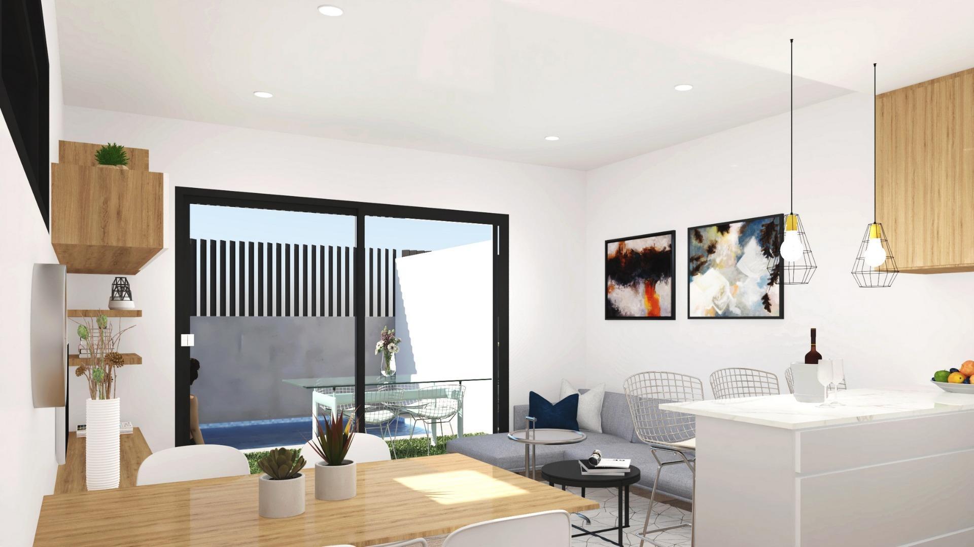 Moderne Doppelhaushälften mit privatem Pool in Meeresnähe in Santiago de la Ribera — 5