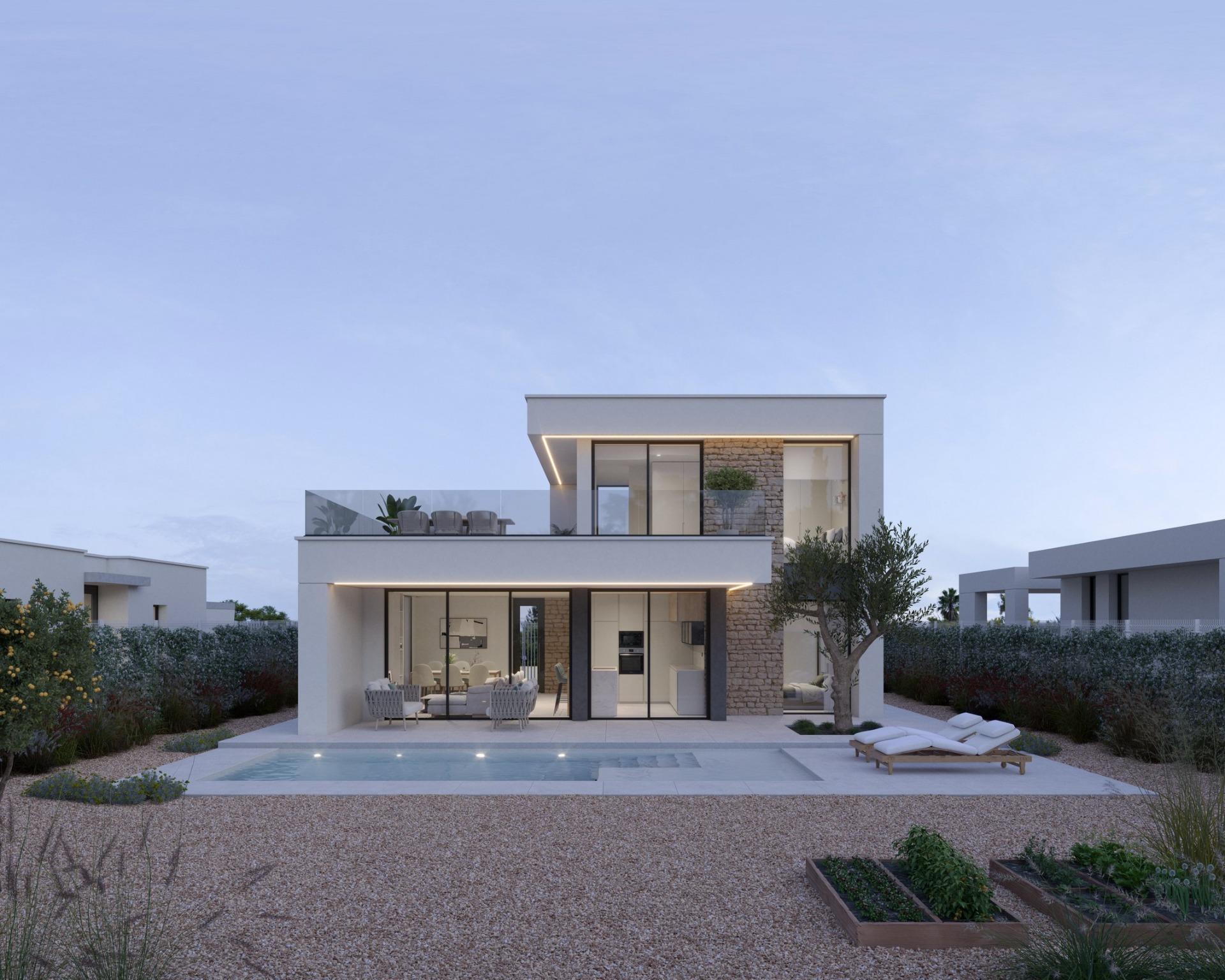 Villas exclusives en première ligne de golf à Hacienda del Álamo, Costa Cálida