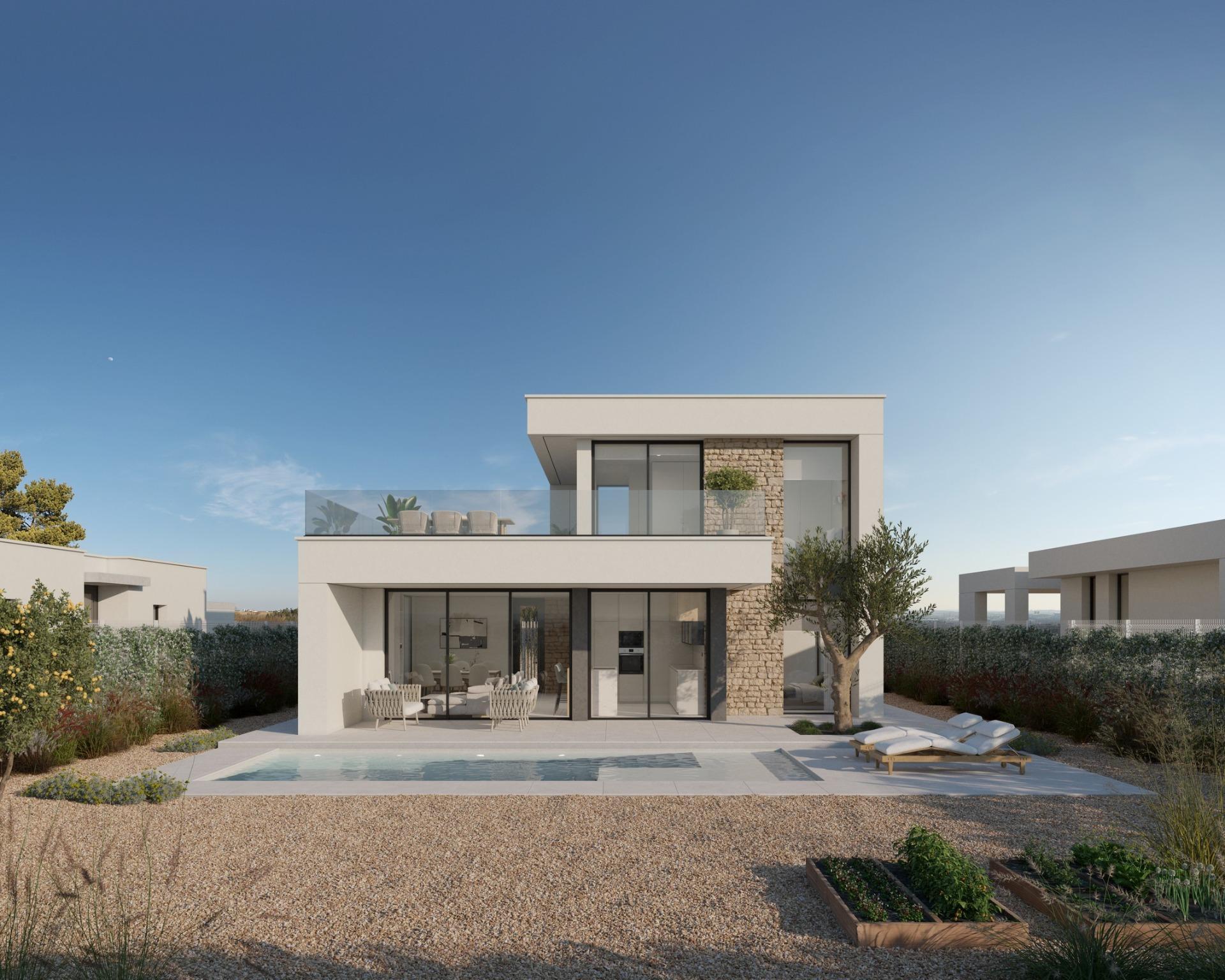 Exklusive Golfvillen in erster Meereslinie in Hacienda del Álamo, Costa Cálida — 4