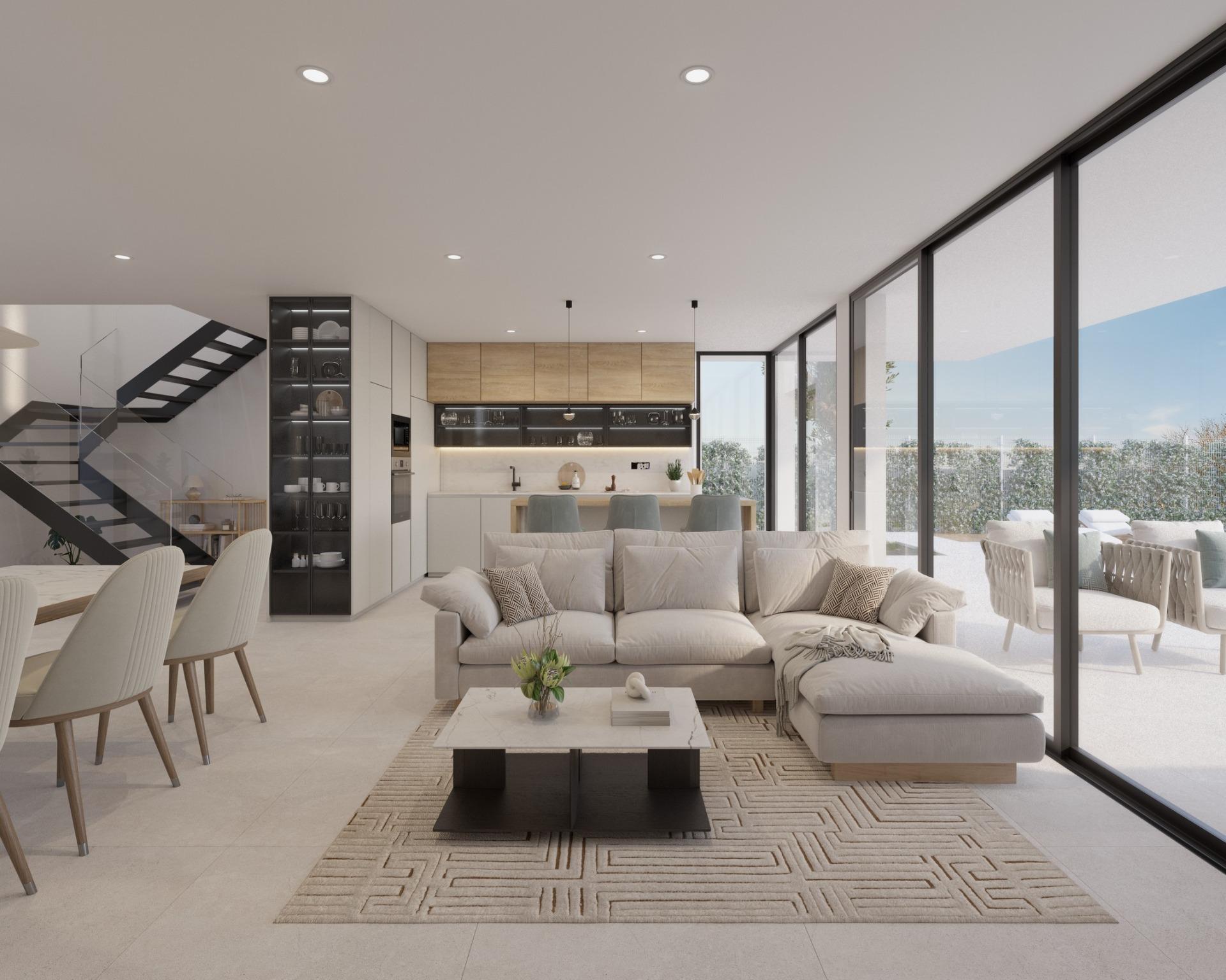 Exklusive Golfvillen in erster Meereslinie in Hacienda del Álamo, Costa Cálida — 5
