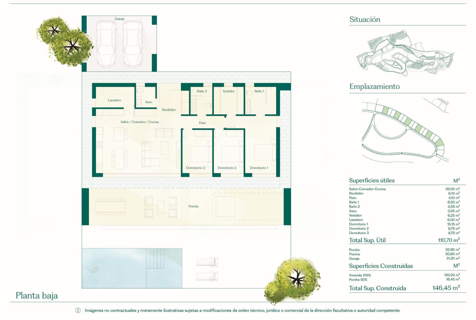 Exclusivas villas en primera línea de golf en Hacienda del Álamo, Costa Cálida — 15