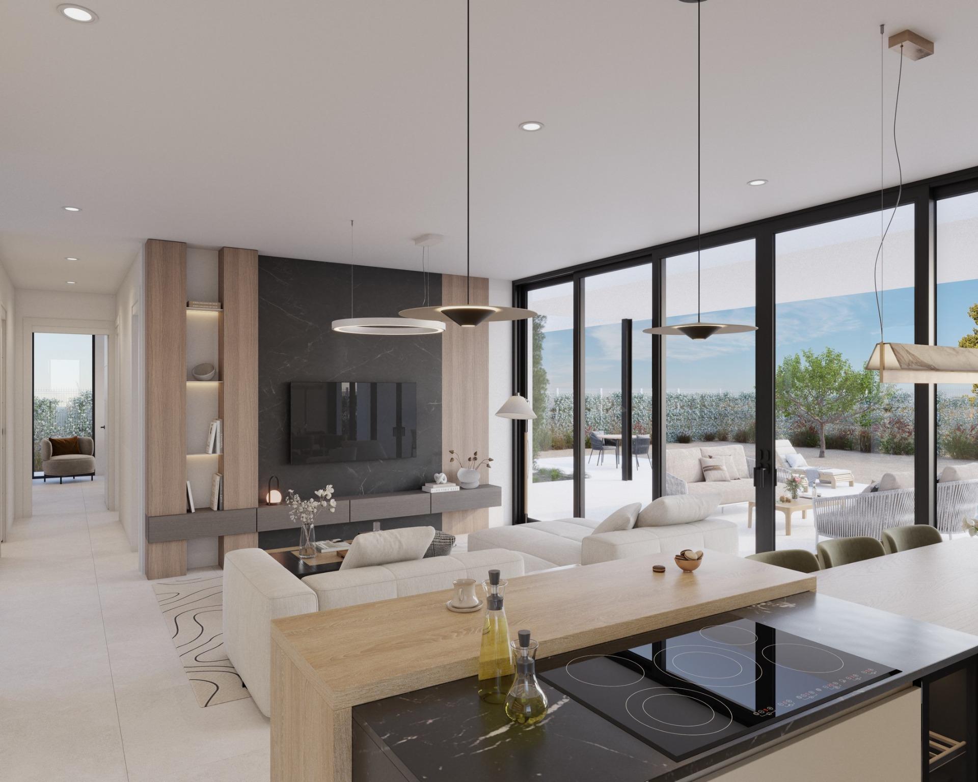 Exclusivas villas en primera línea de golf en Hacienda del Álamo, Costa Cálida — 4