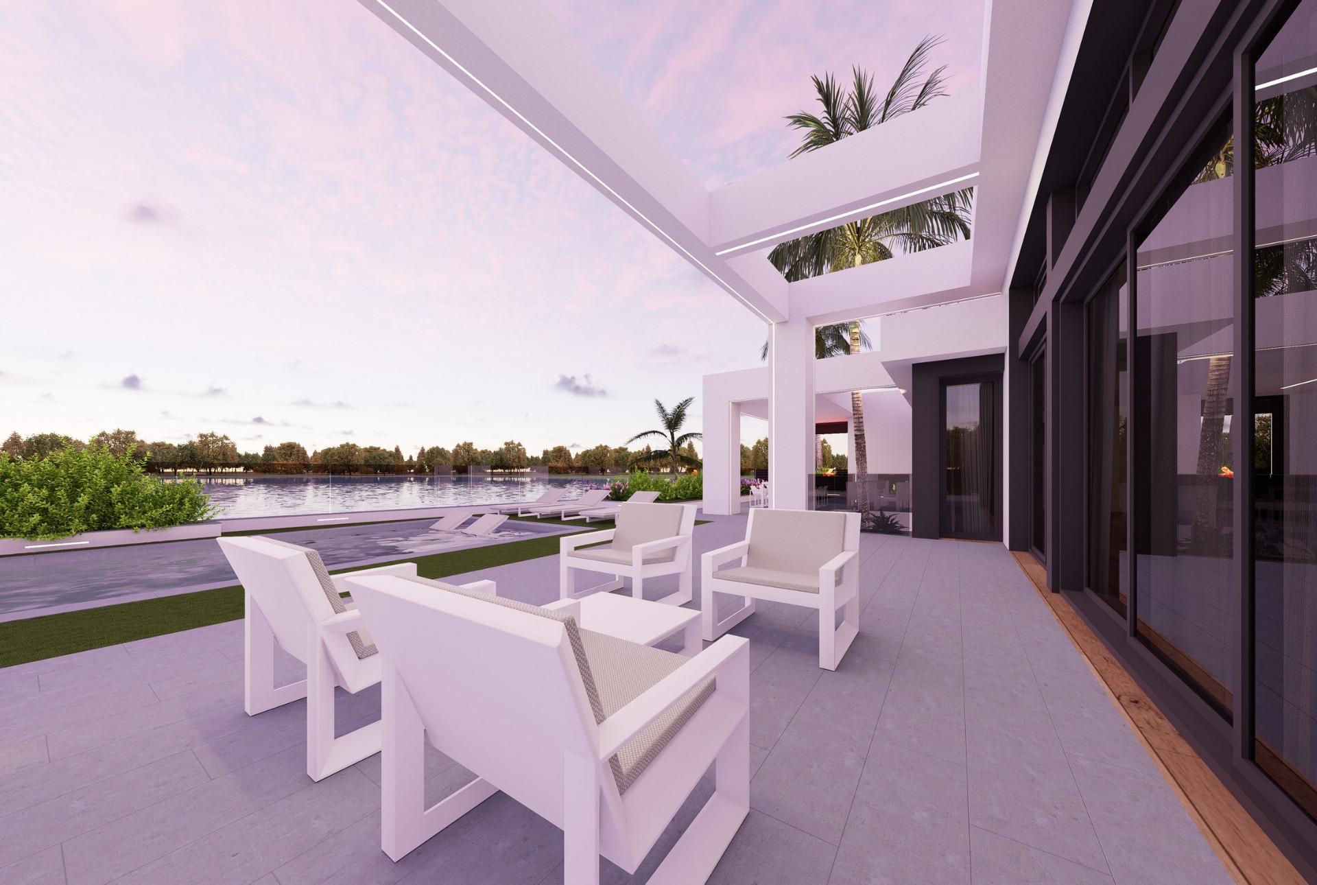 Villas en première ligne au bord du lac Santa Rosalía, Murcie — 5