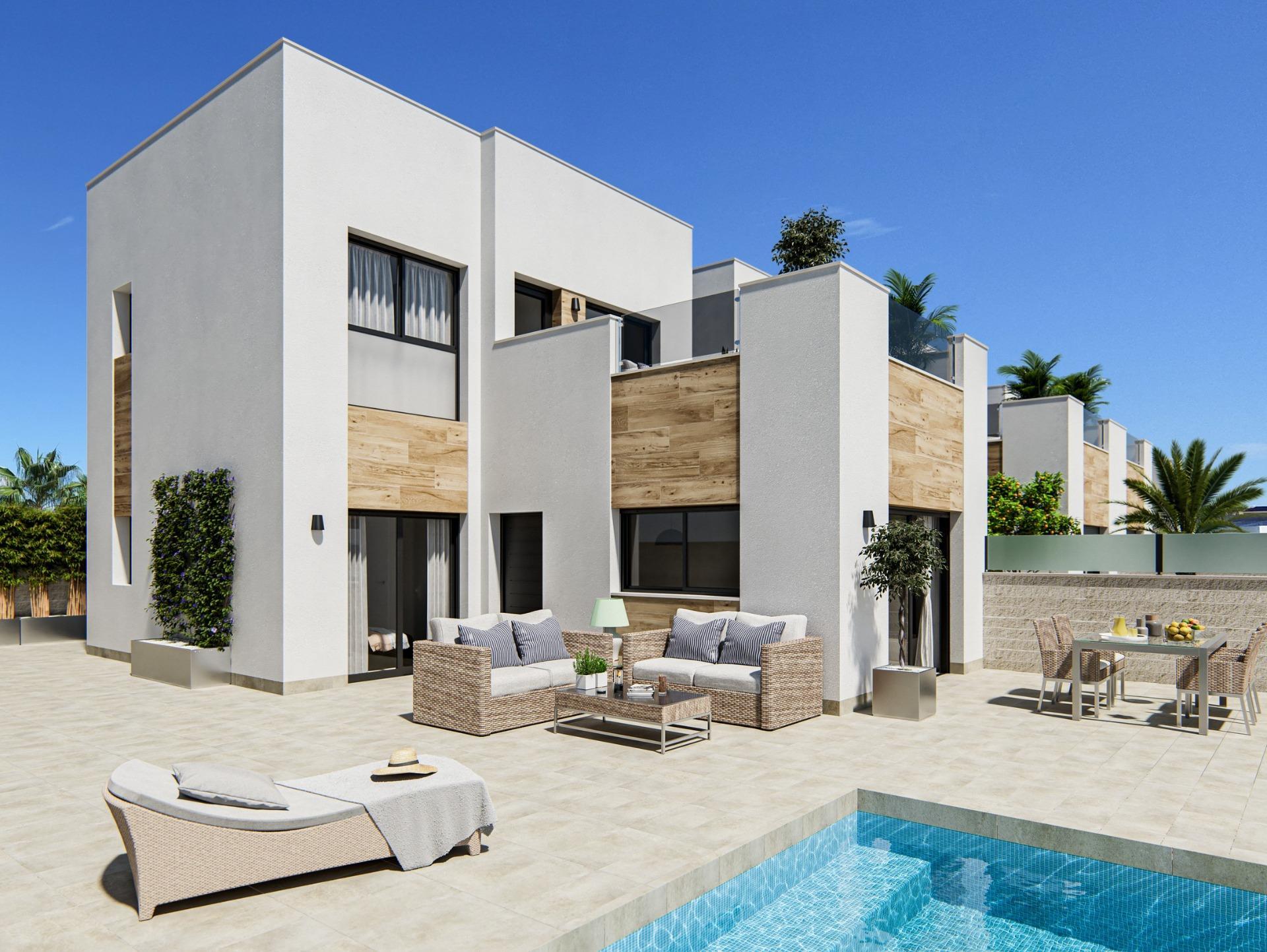 Новые виллы с частным бассейном в Oasis de la Marina, Коста Бланка