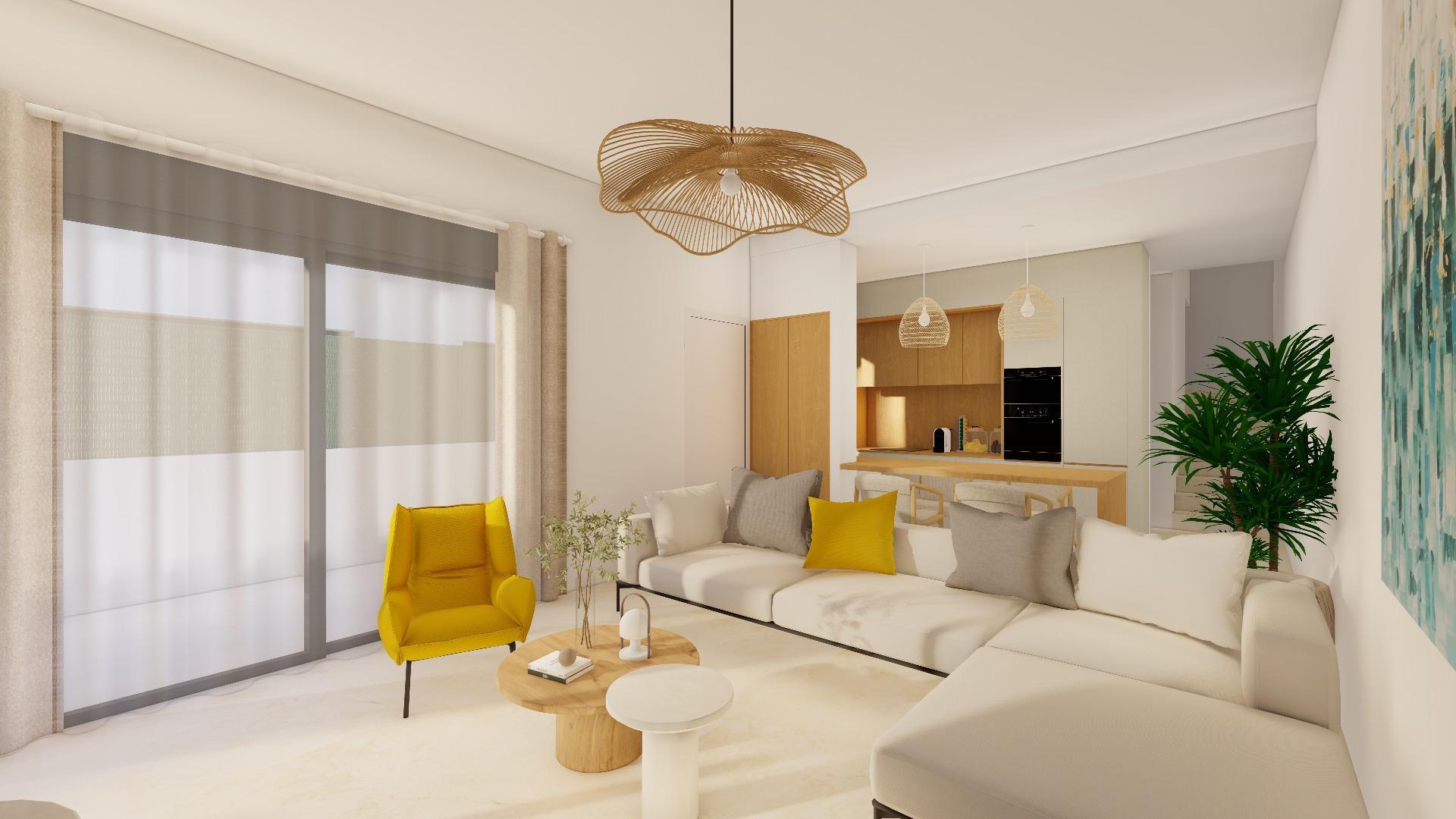 Modernas villas adosadas con piscina privada cerca del mar en Santiago de la Ribera — 13