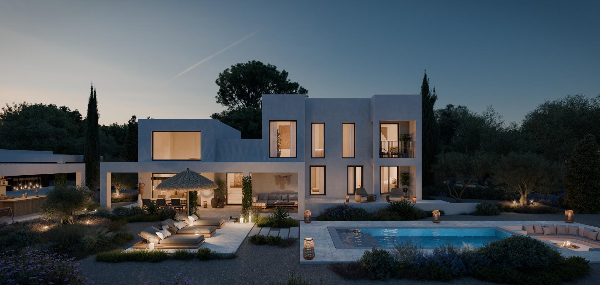 Villas sostenibles de estilo mediterráneo en venta en Macenas, Almería