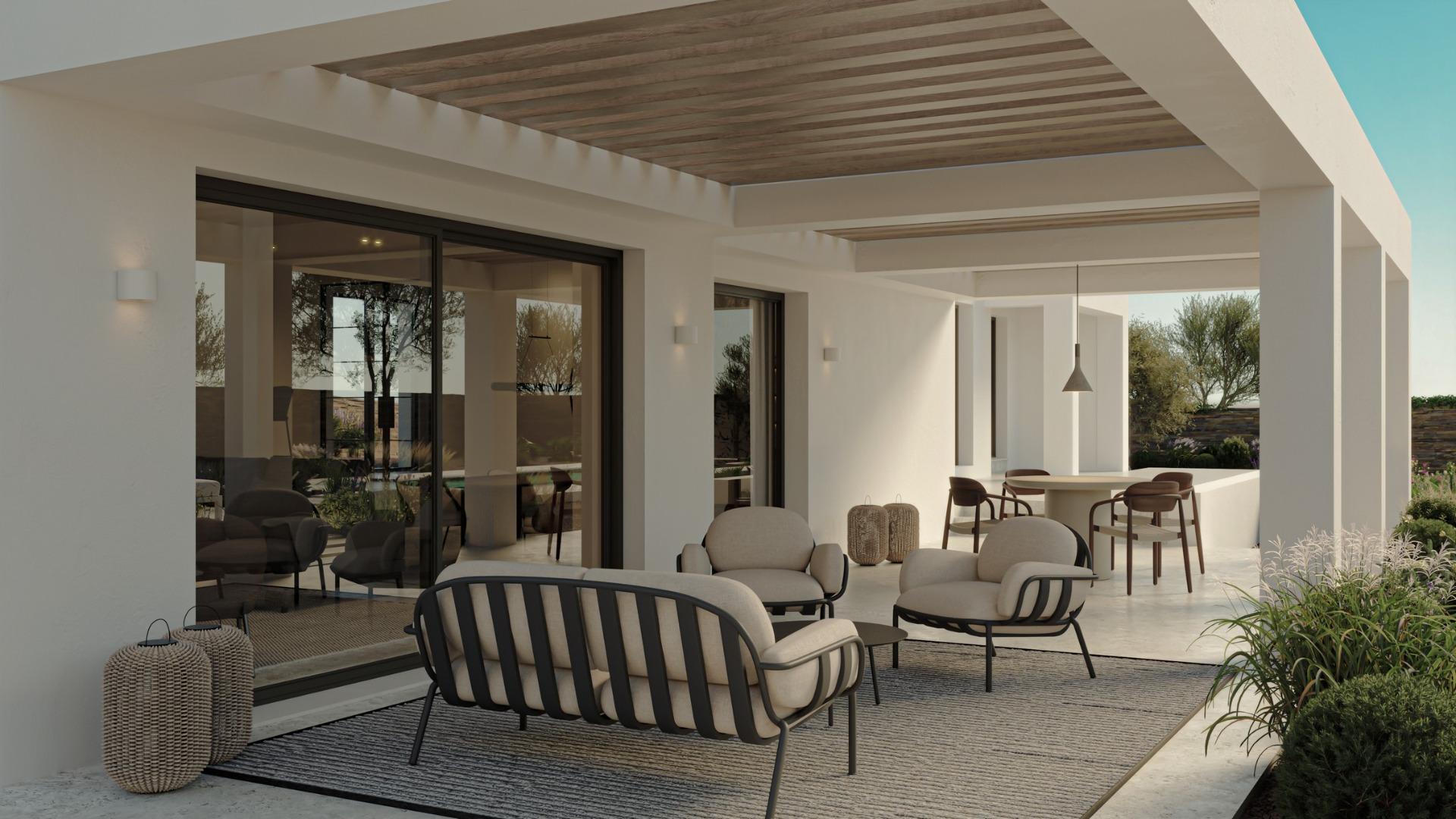 Villas sostenibles de estilo mediterráneo en venta en Macenas, Almería — 2