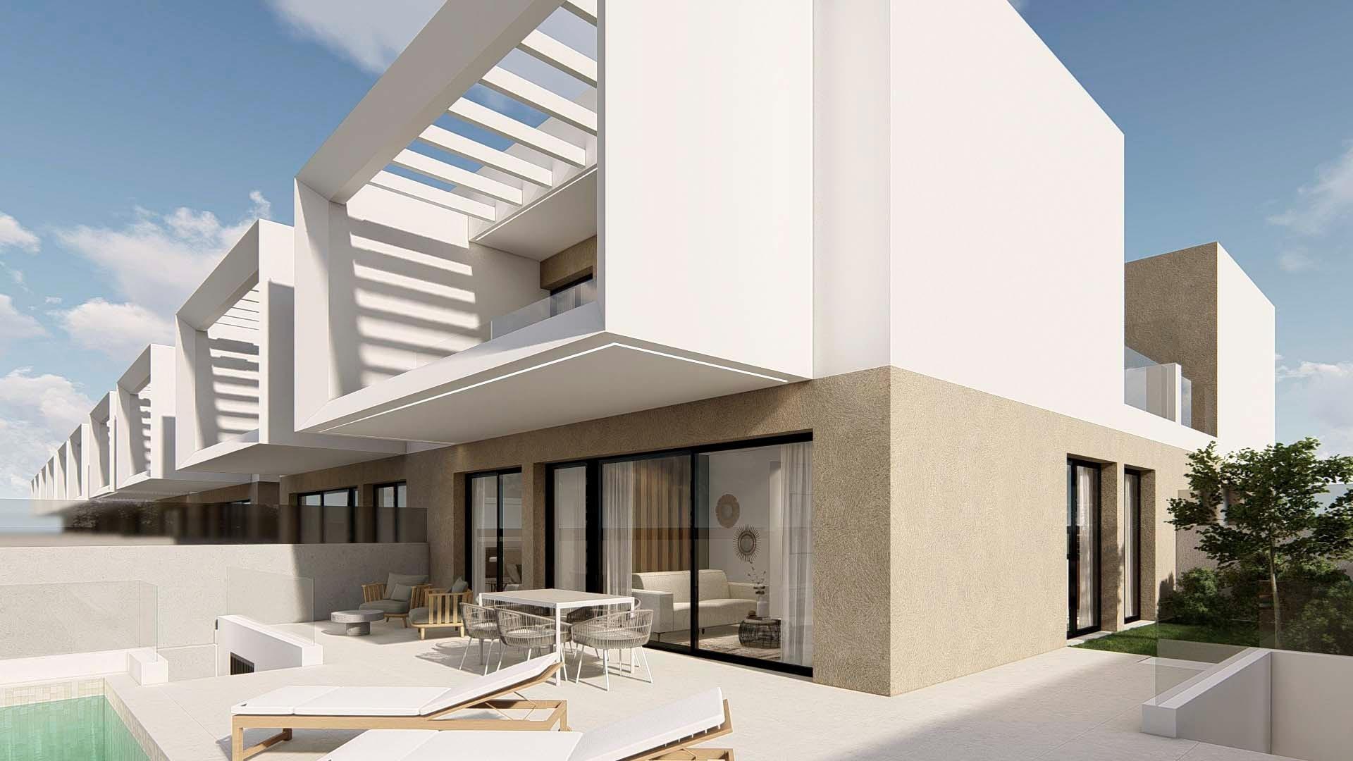 New Build Semi-Detached and Terraced Villas in Dolores, Alicante — 2